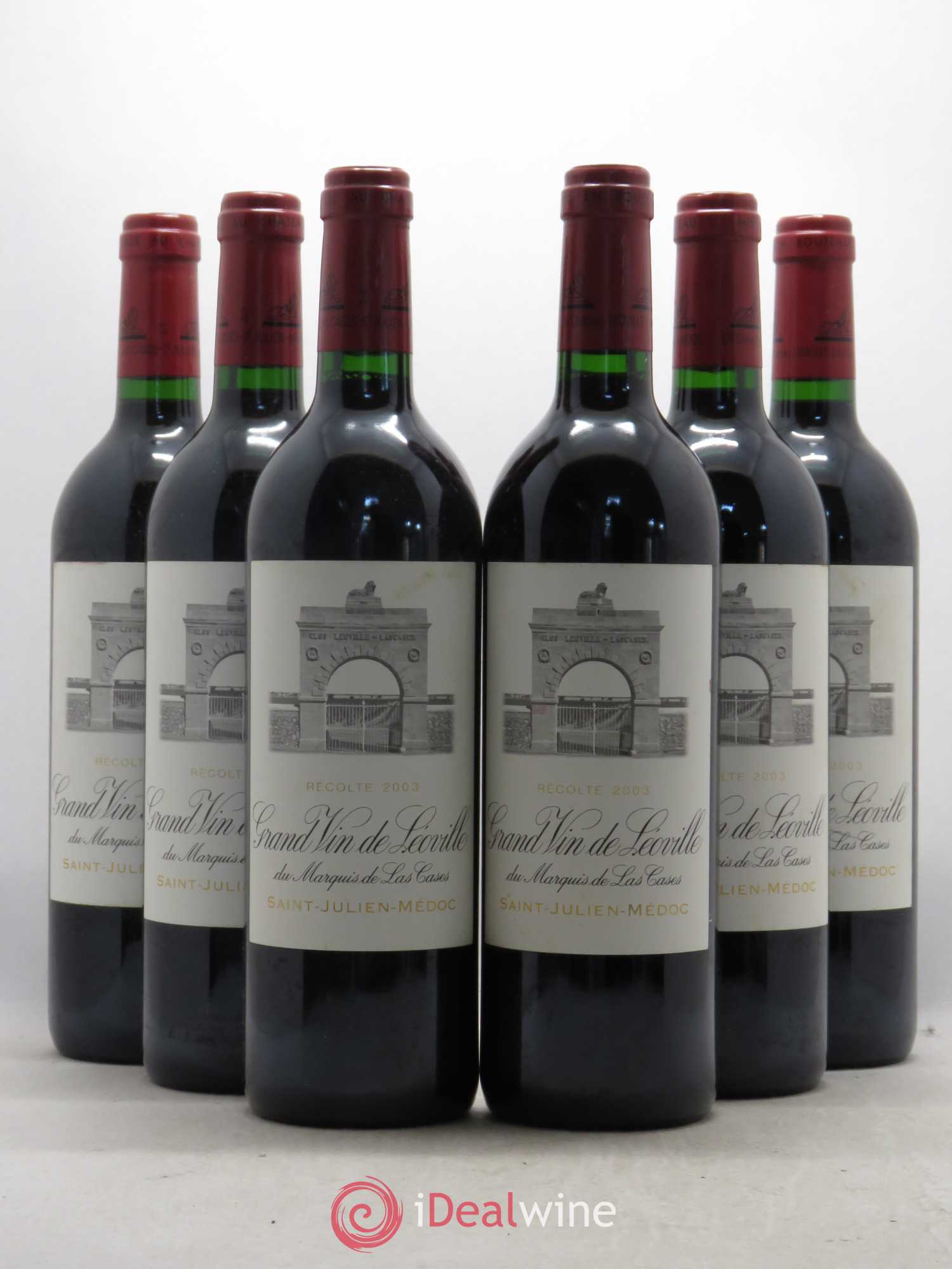 Château Léoville Las Cases 2ème Grand Cru Classé 2003 - Lot de 6 bouteilles - 0