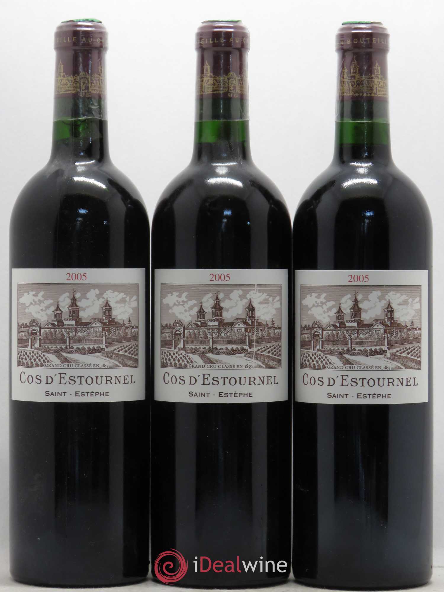 Cos d'Estournel 2ème Grand Cru Classé 2005 - Lot de 3 bouteilles - 0