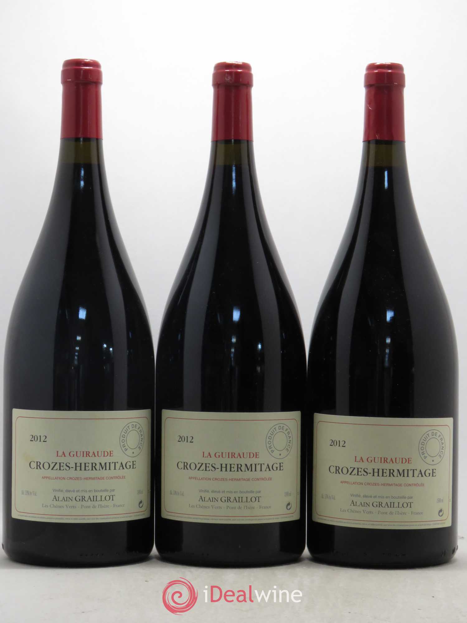 Crozes-Hermitage La Guiraude Domaine Graillot 2012 - Lot de 3 magnums - 0
