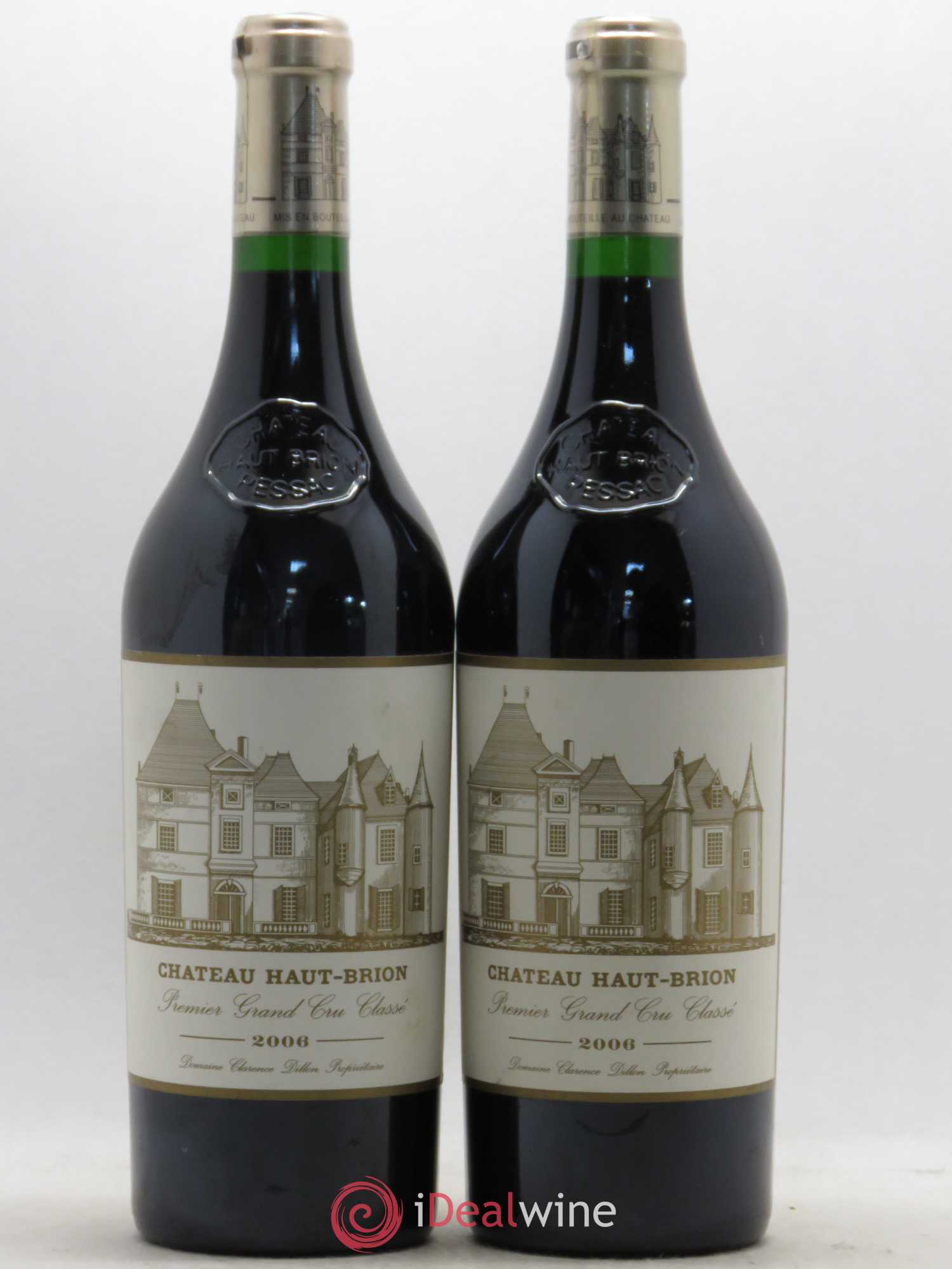 Château Haut Brion 1er Grand Cru Classé 2006 - Lot de 2 bouteilles - 0