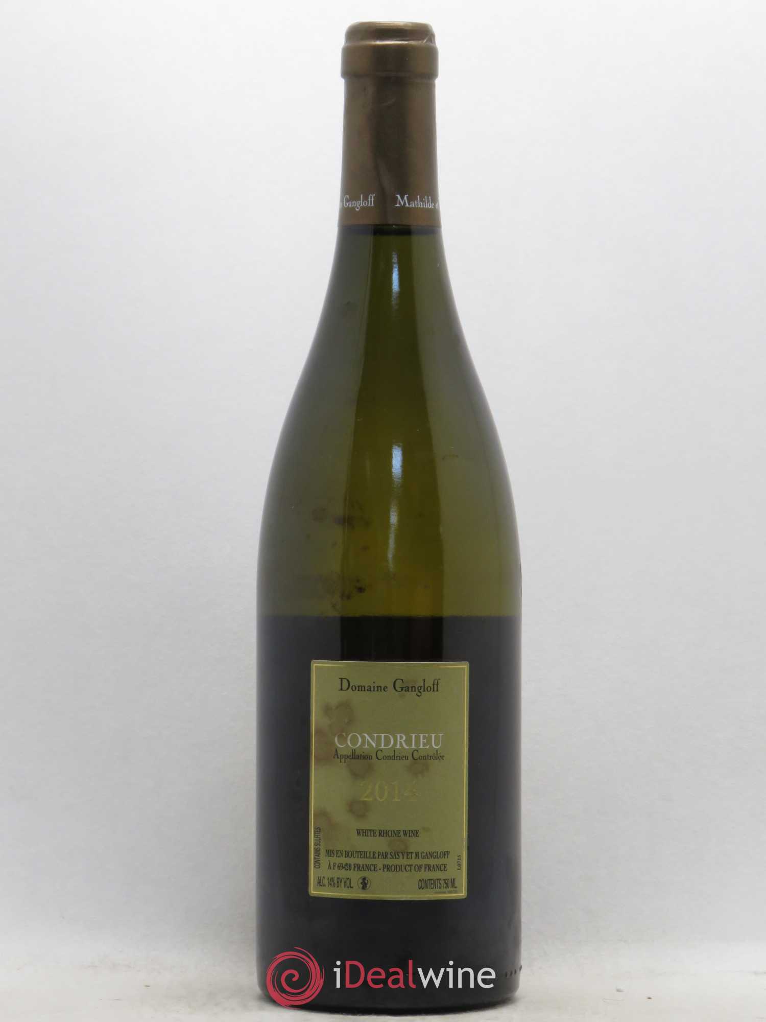 Condrieu Domaine Gangloff (Domaine) 2014 - Lot de 1 bouteille - 1