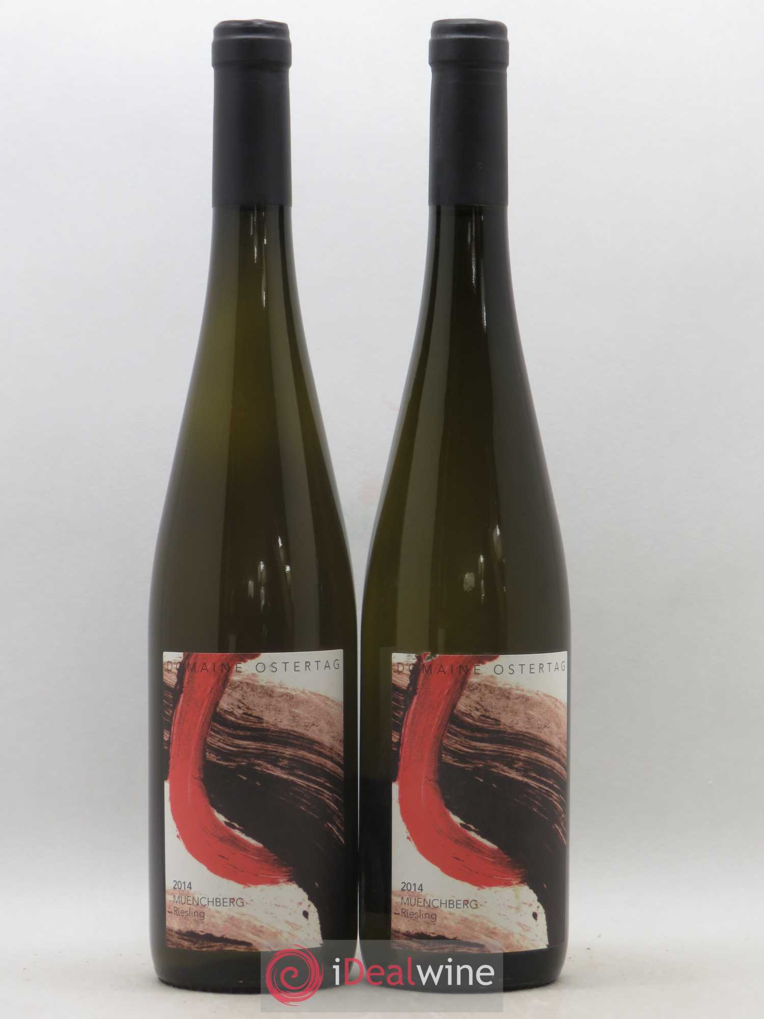 Alsace Riesling Grand Cru Muenchberg Ostertag (Domaine) 2014 - Lot de 2 bouteilles - 0