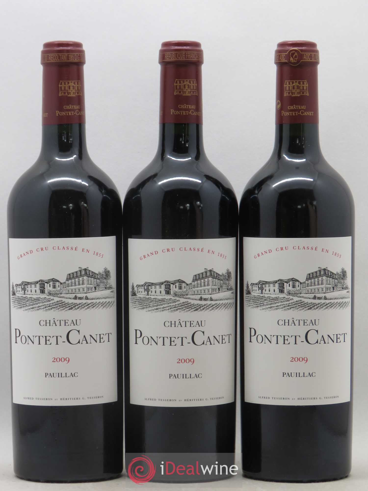 Château Pontet Canet 5ème Grand Cru Classé 2009 - Lot de 6 bouteilles - 3
