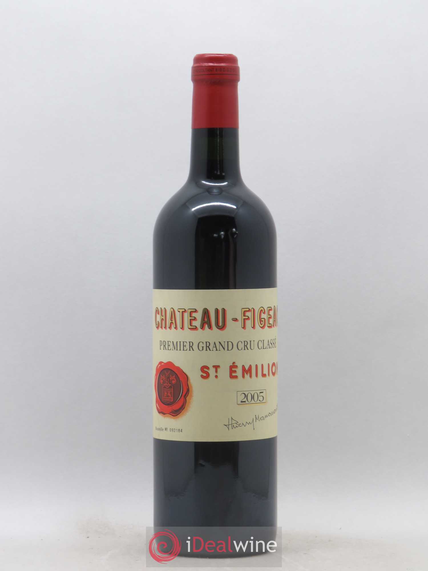 Château Figeac 1er Grand Cru Classé A 2005 - Lot de 1 bouteille - 0
