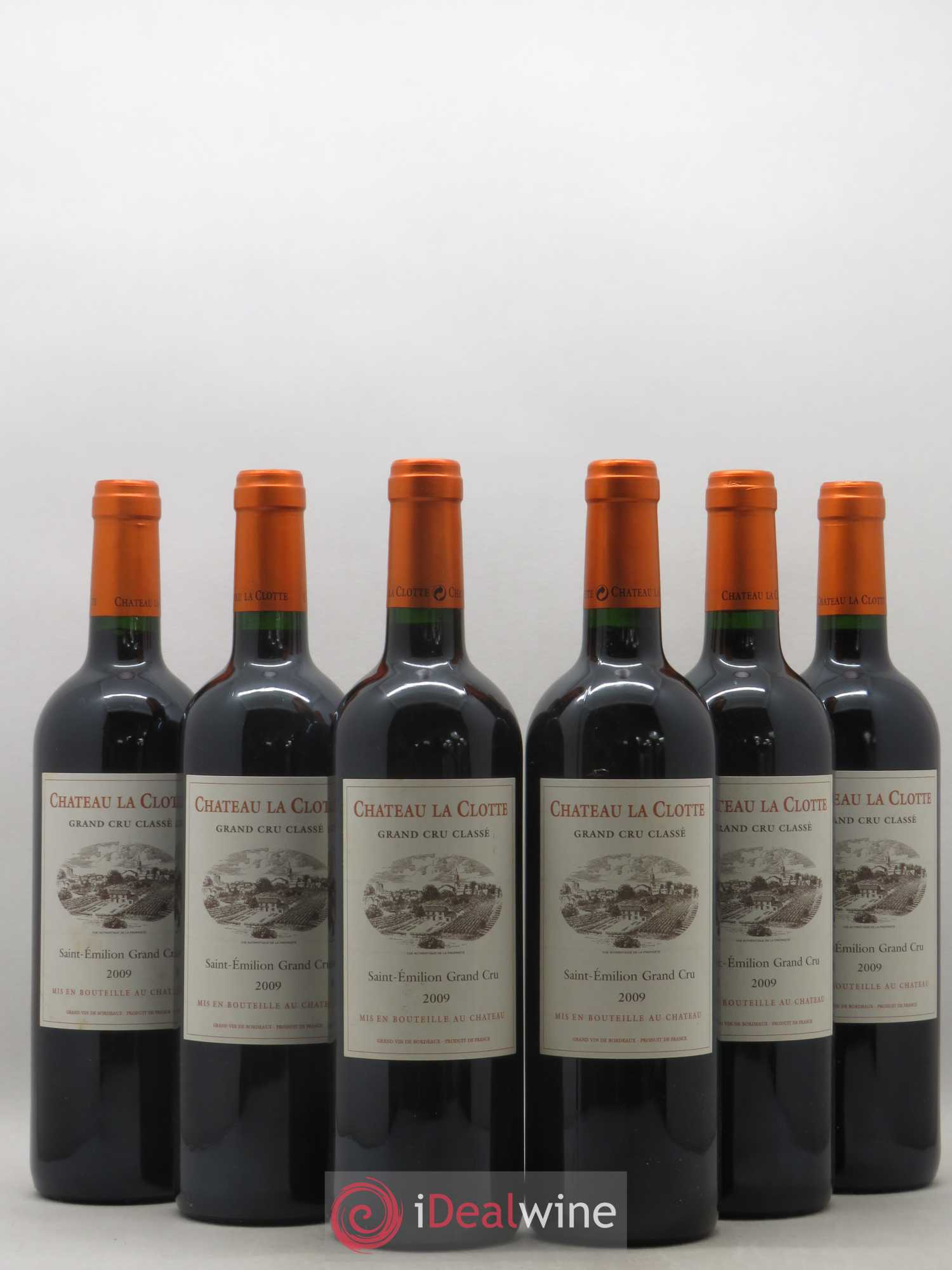 Château la Clotte 2009 - Lot de 6 bouteilles - 0