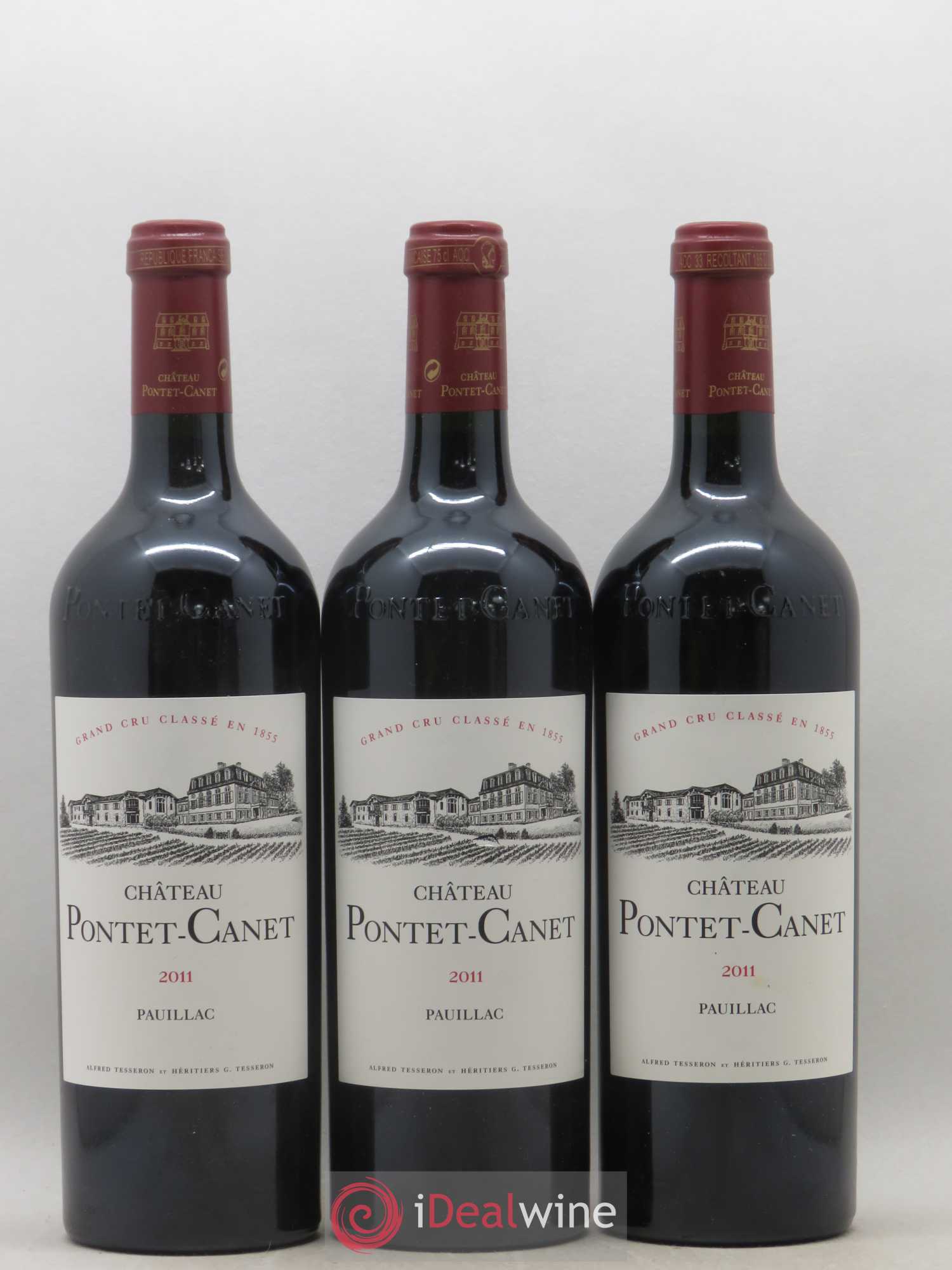 Château Pontet Canet 5ème Grand Cru Classé 2011 - Lot de 12 bouteilles - 3