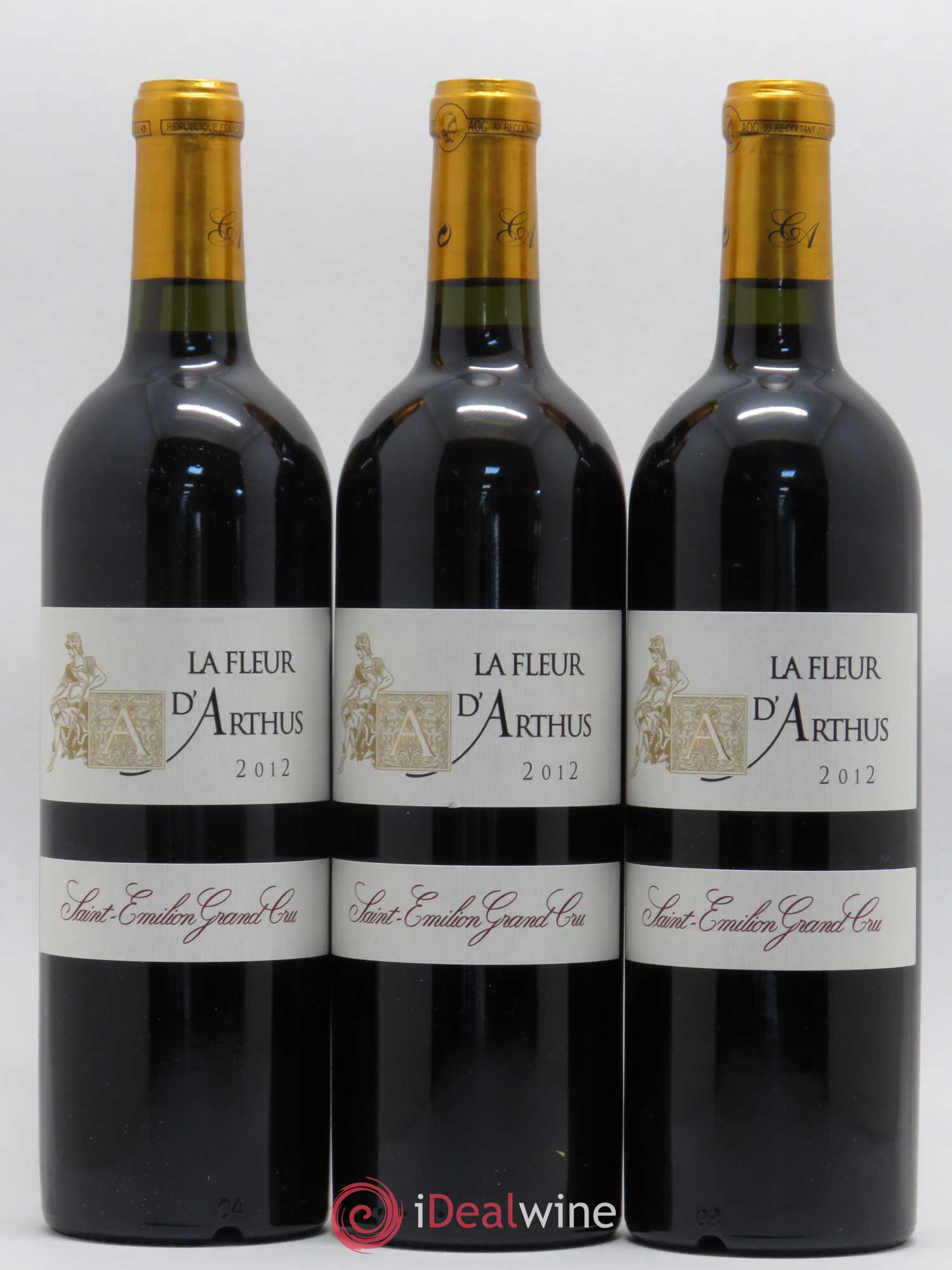 Saint-Émilion Grand Cru La Fleur d'Arthus 2012 - Lot de 12 bouteilles - 1
