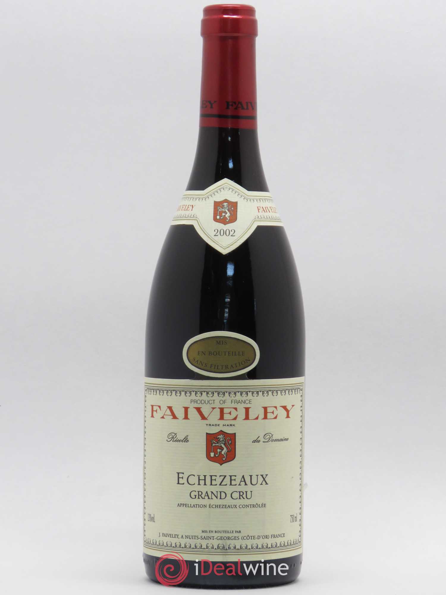 Echezeaux Grand Cru Faiveley 2002 - Lot de 1 bouteille - 0