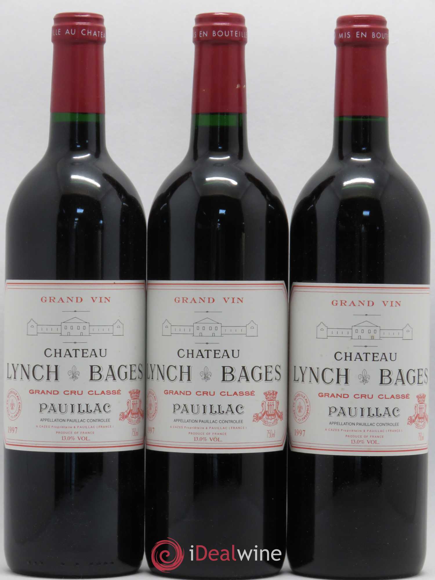 Château Lynch Bages 5ème Grand Cru Classé 1997 - Lot de 12 bouteilles - 1
