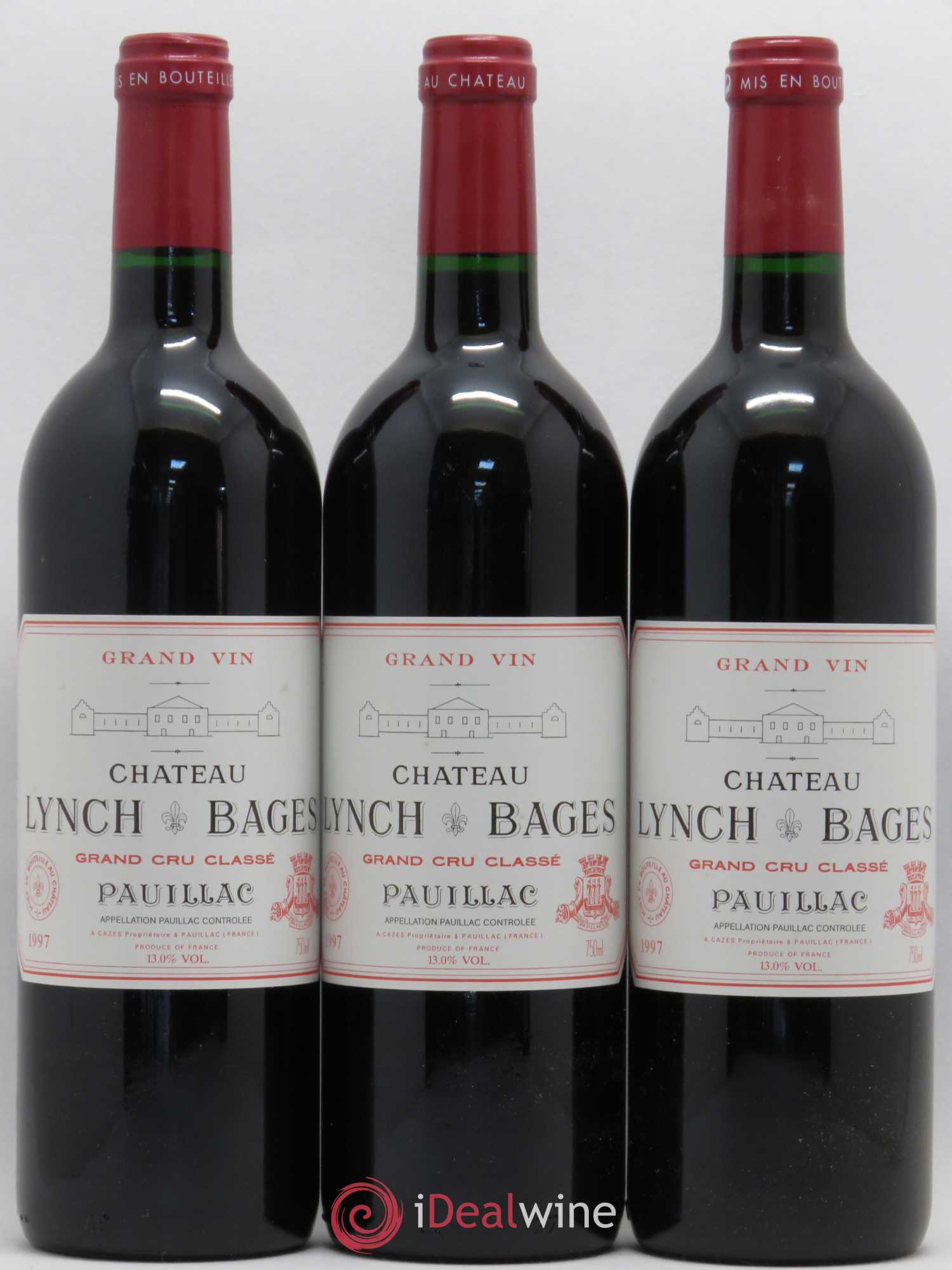 Château Lynch Bages 5ème Grand Cru Classé 1997 - Lot de 12 bouteilles - 3