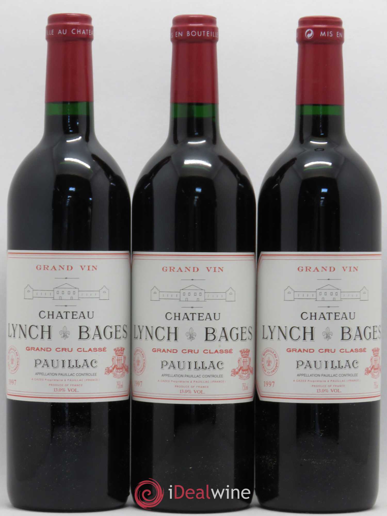 Château Lynch Bages 5ème Grand Cru Classé 1997 - Lot de 12 bouteilles - 4