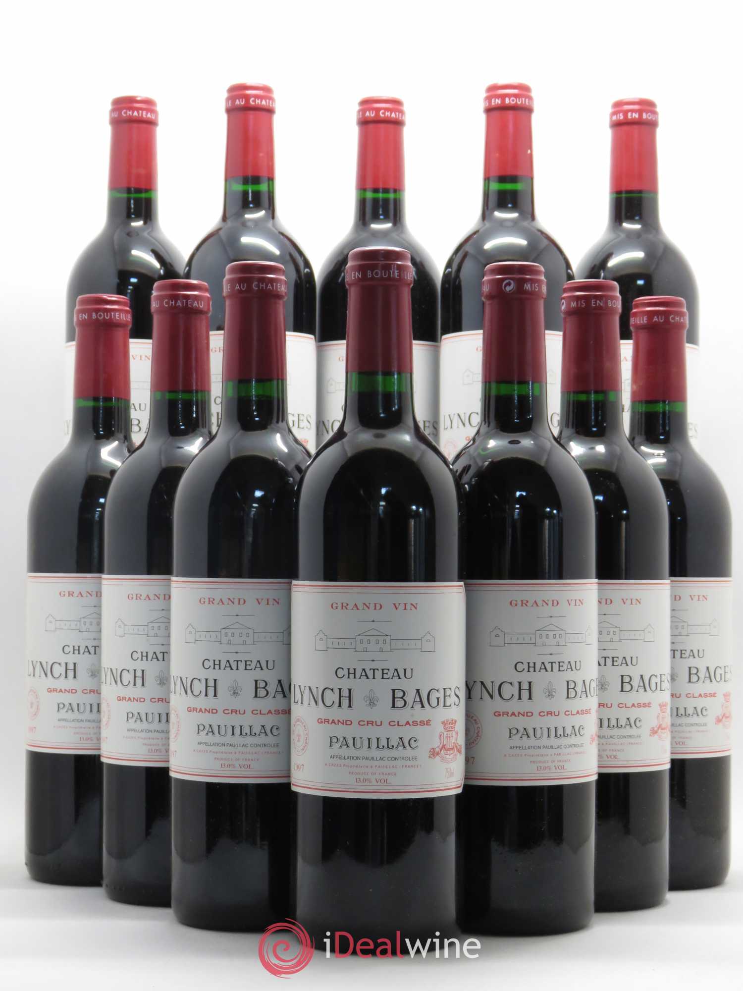 Château Lynch Bages 5ème Grand Cru Classé 1997 - Lot de 12 bouteilles - 0
