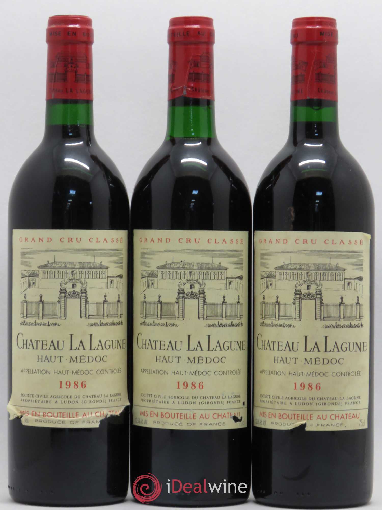 Château la Lagune 3ème Grand Cru Classé 1986 - Lot de 6 bouteilles - 1