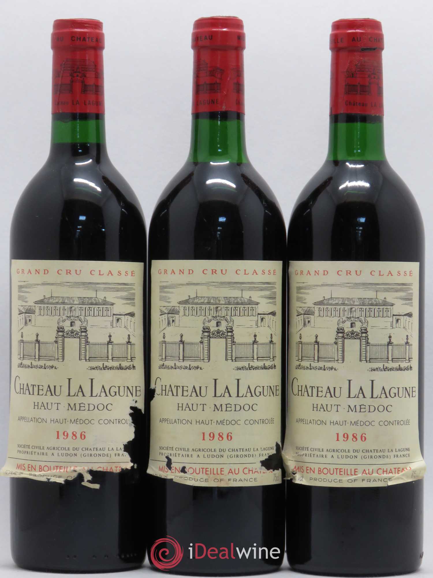 Château la Lagune 3ème Grand Cru Classé 1986 - Lot de 6 bouteilles - 2