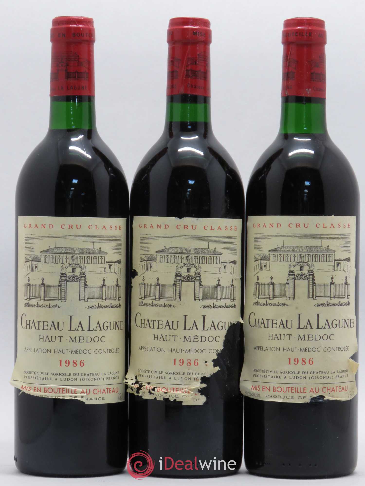 Château la Lagune 3ème Grand Cru Classé 1986 - Lot de 6 bouteilles - 2