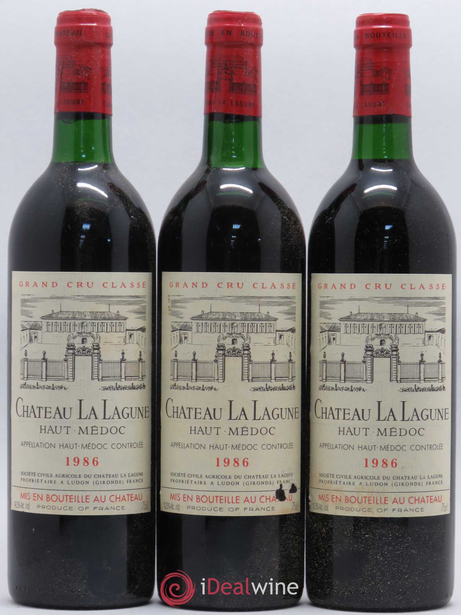 Château la Lagune 3ème Grand Cru Classé 1986 - Lot de 12 bouteilles - 2