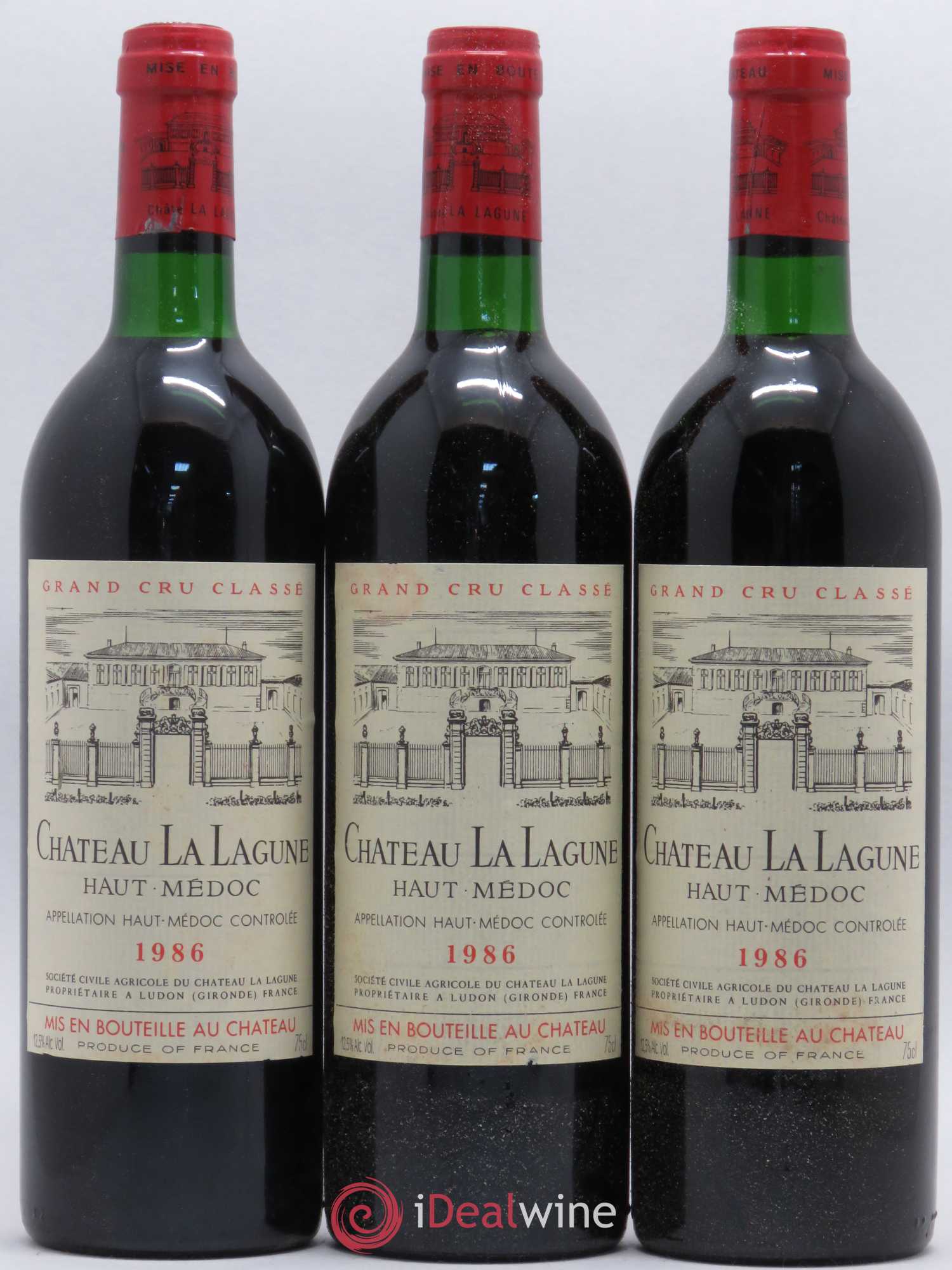 Château la Lagune 3ème Grand Cru Classé 1986 - Lot de 12 bouteilles - 3