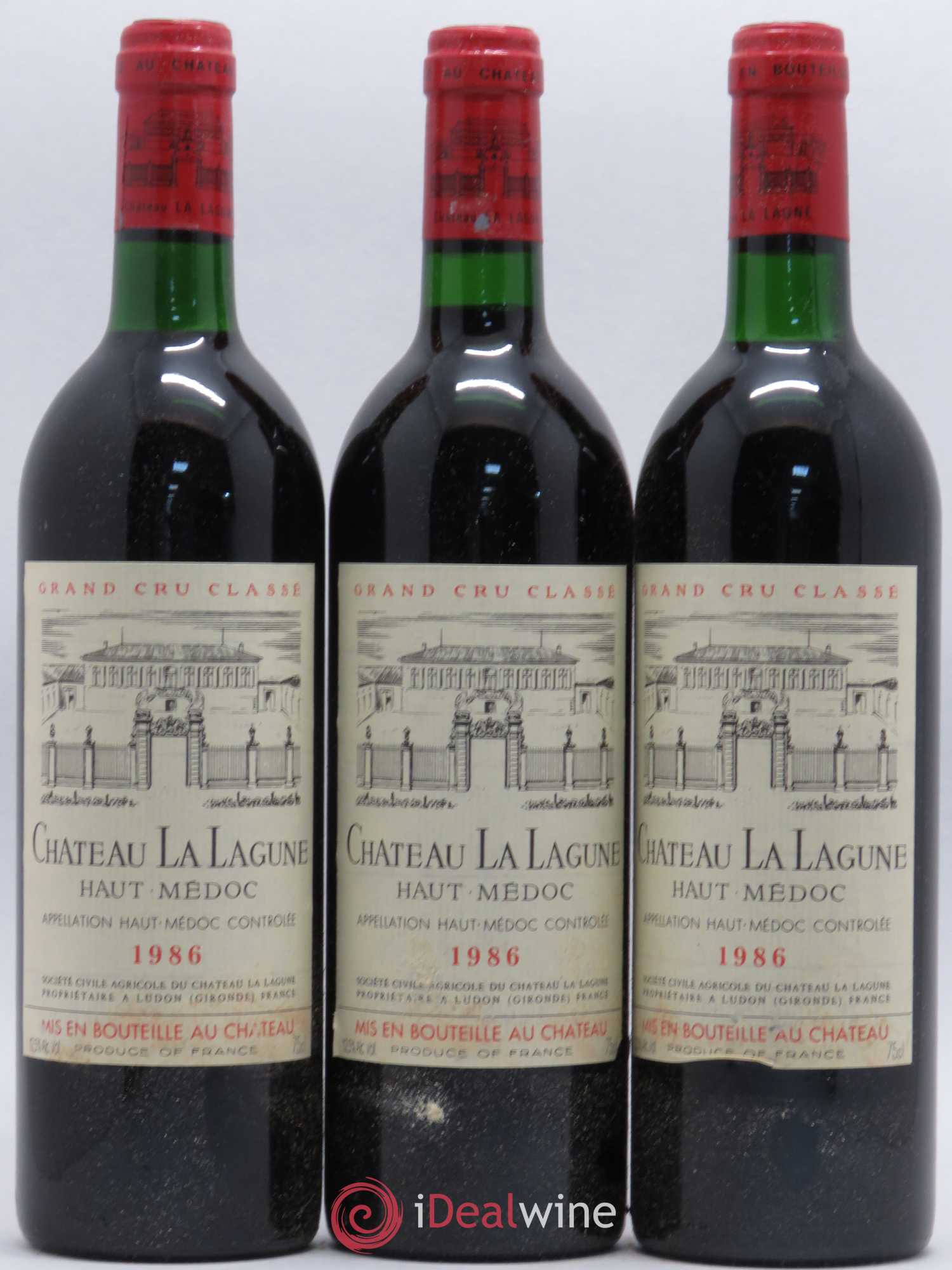 Château la Lagune 3ème Grand Cru Classé 1986 - Lot de 12 bouteilles - 4