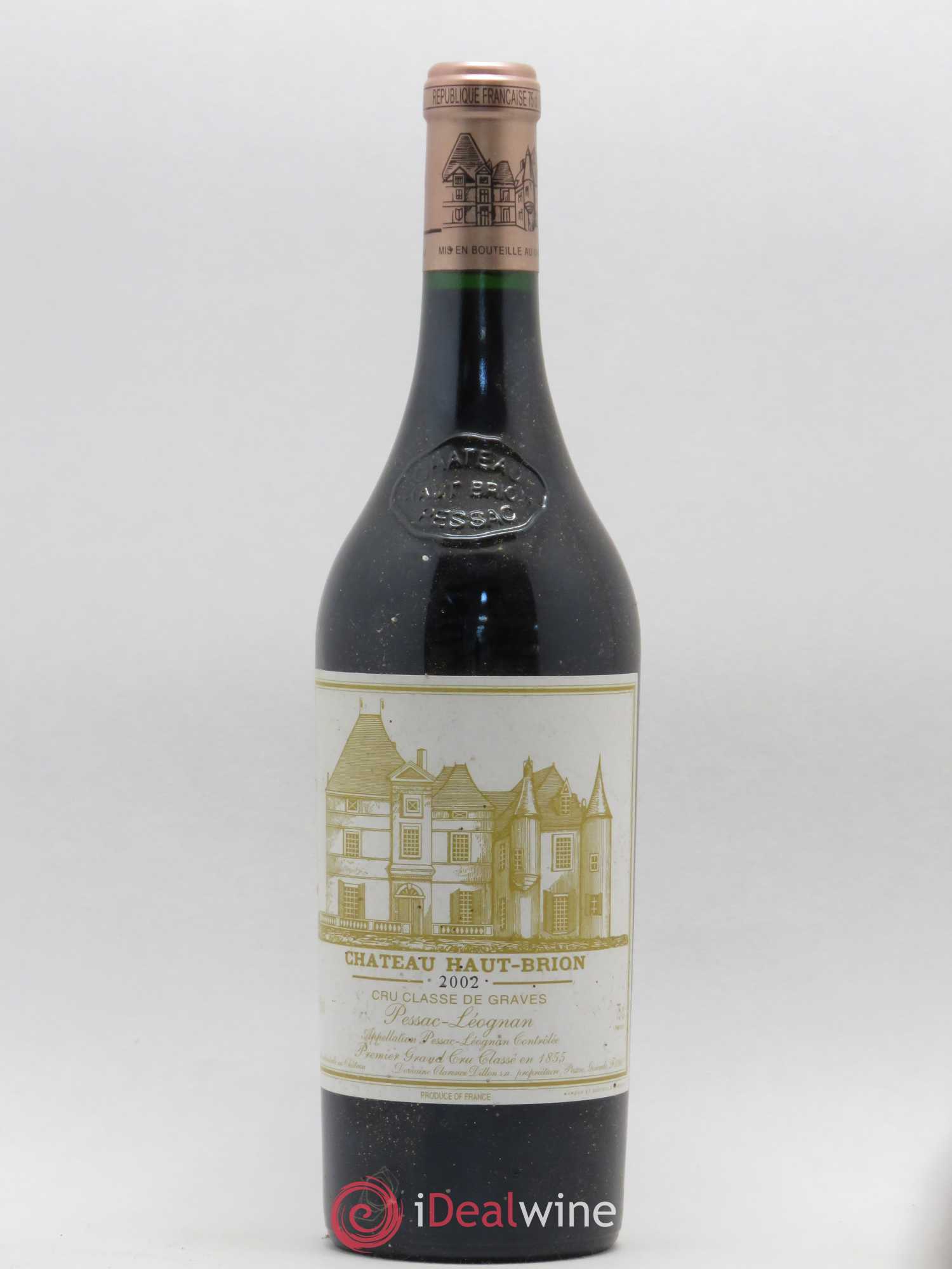 Château Haut Brion 1er Grand Cru Classé 2002 - Lot de 1 bouteille - 0