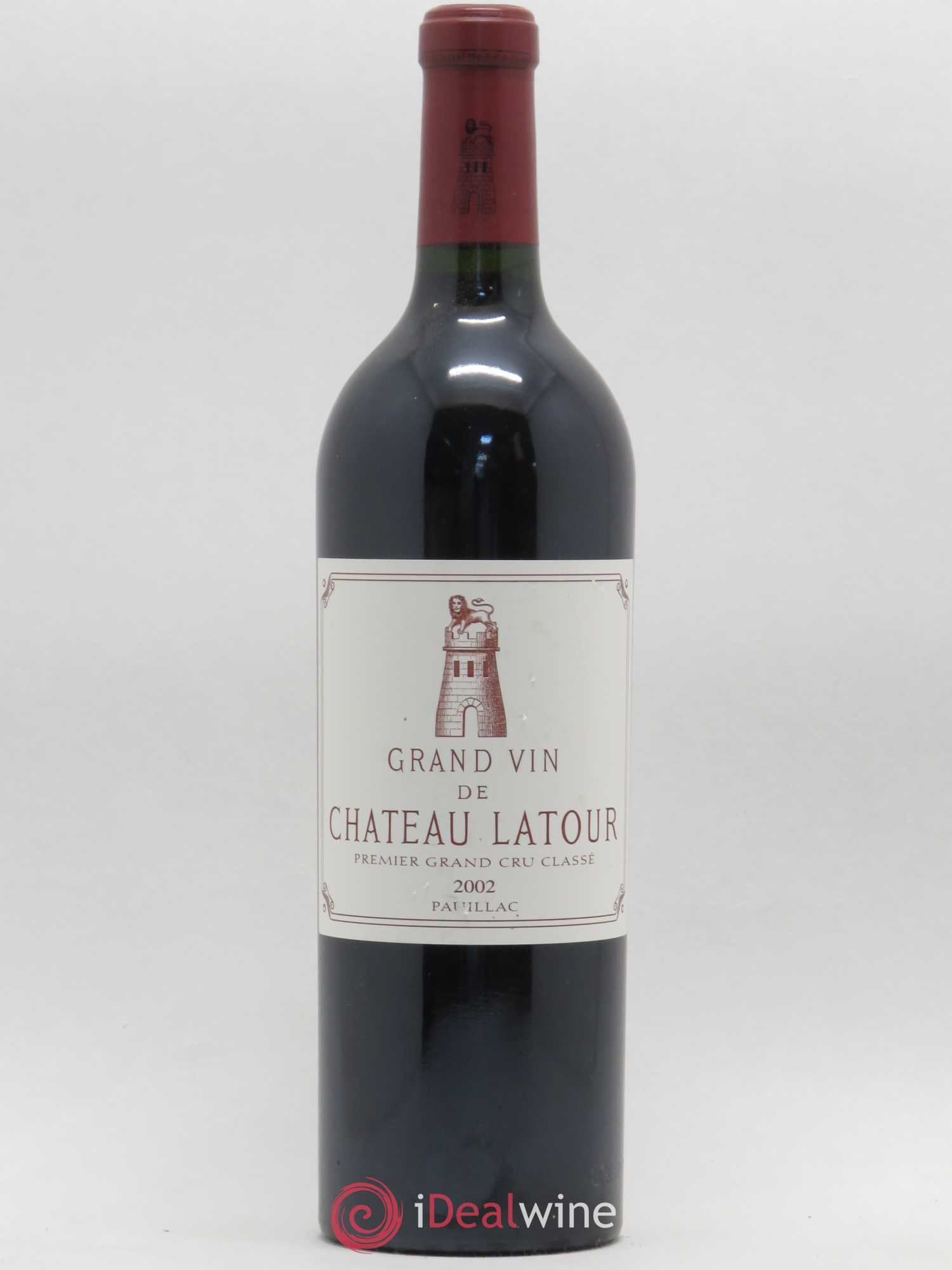 Château Latour 1er Grand Cru Classé 2002 - Lot de 1 bouteille - 0