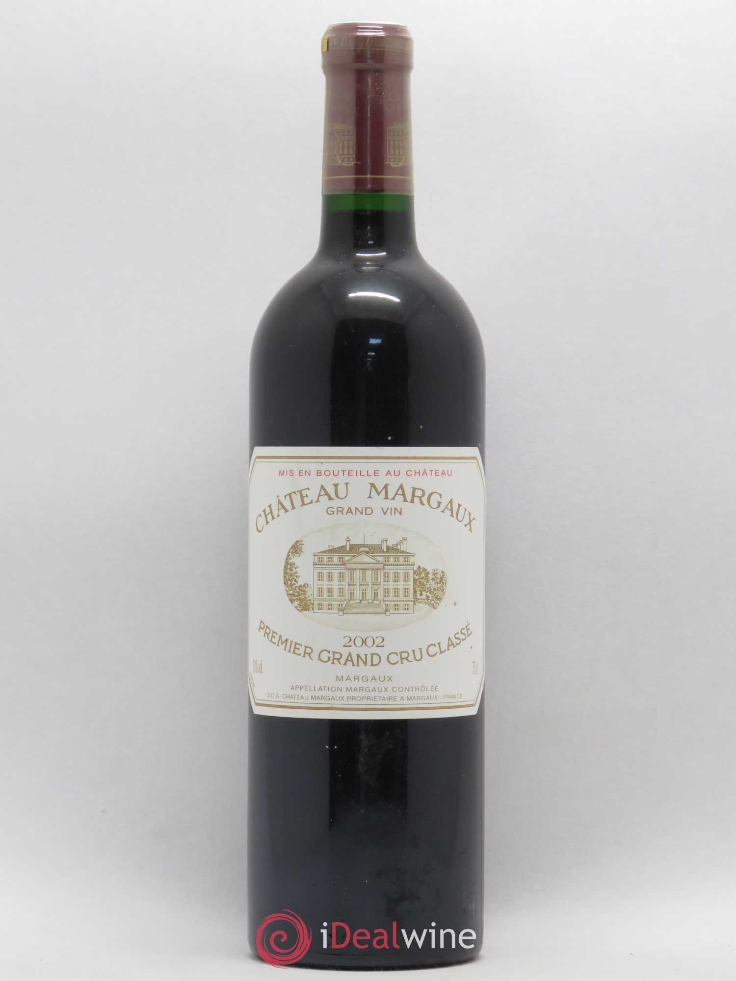 Château Margaux 1er Grand Cru Classé 2002 - Lot de 1 bouteille - 0