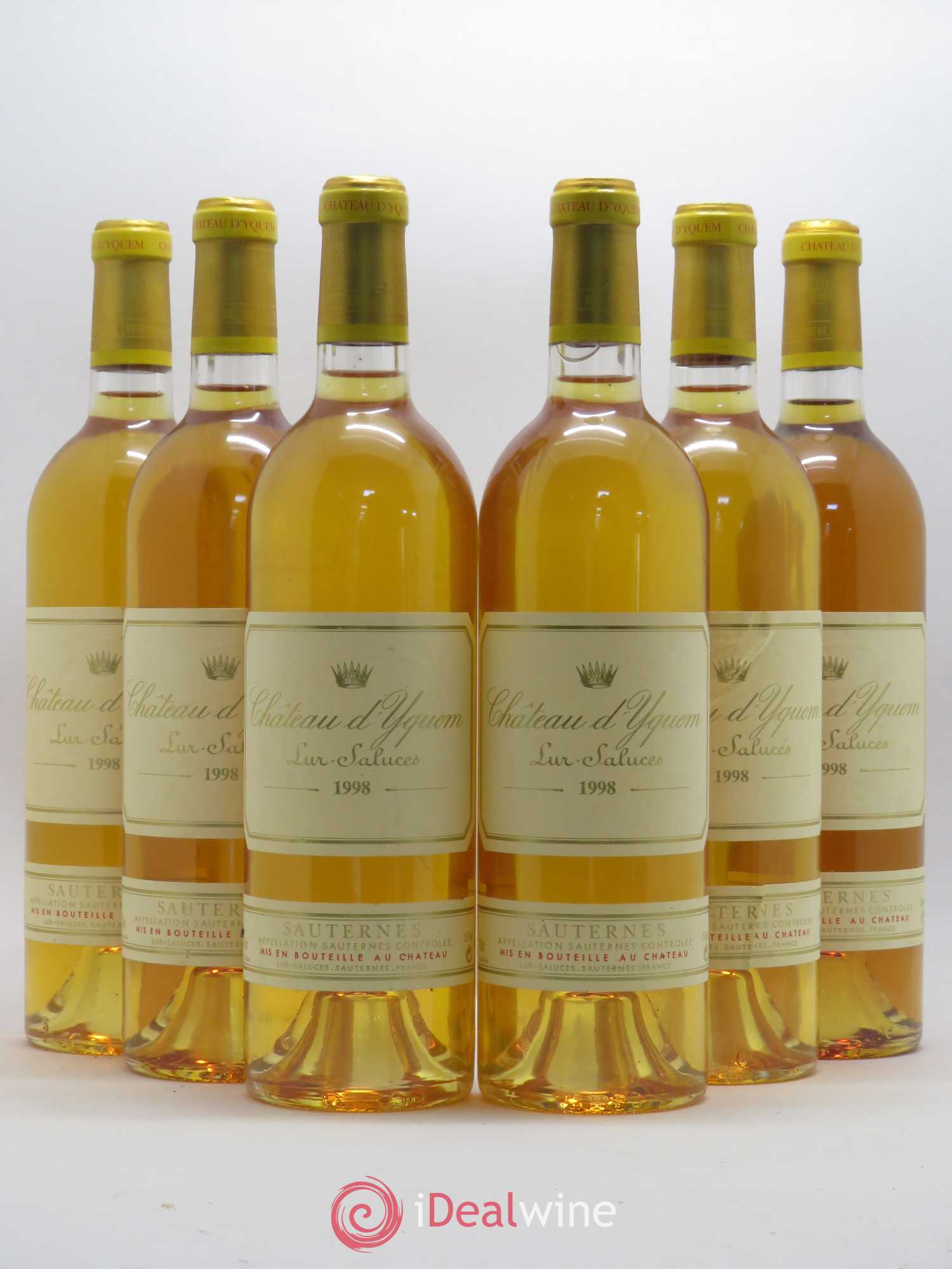 Château d' Yquem 1er Cru Classé Supérieur 1998 - Lotto di 6 bottiglie - 0
