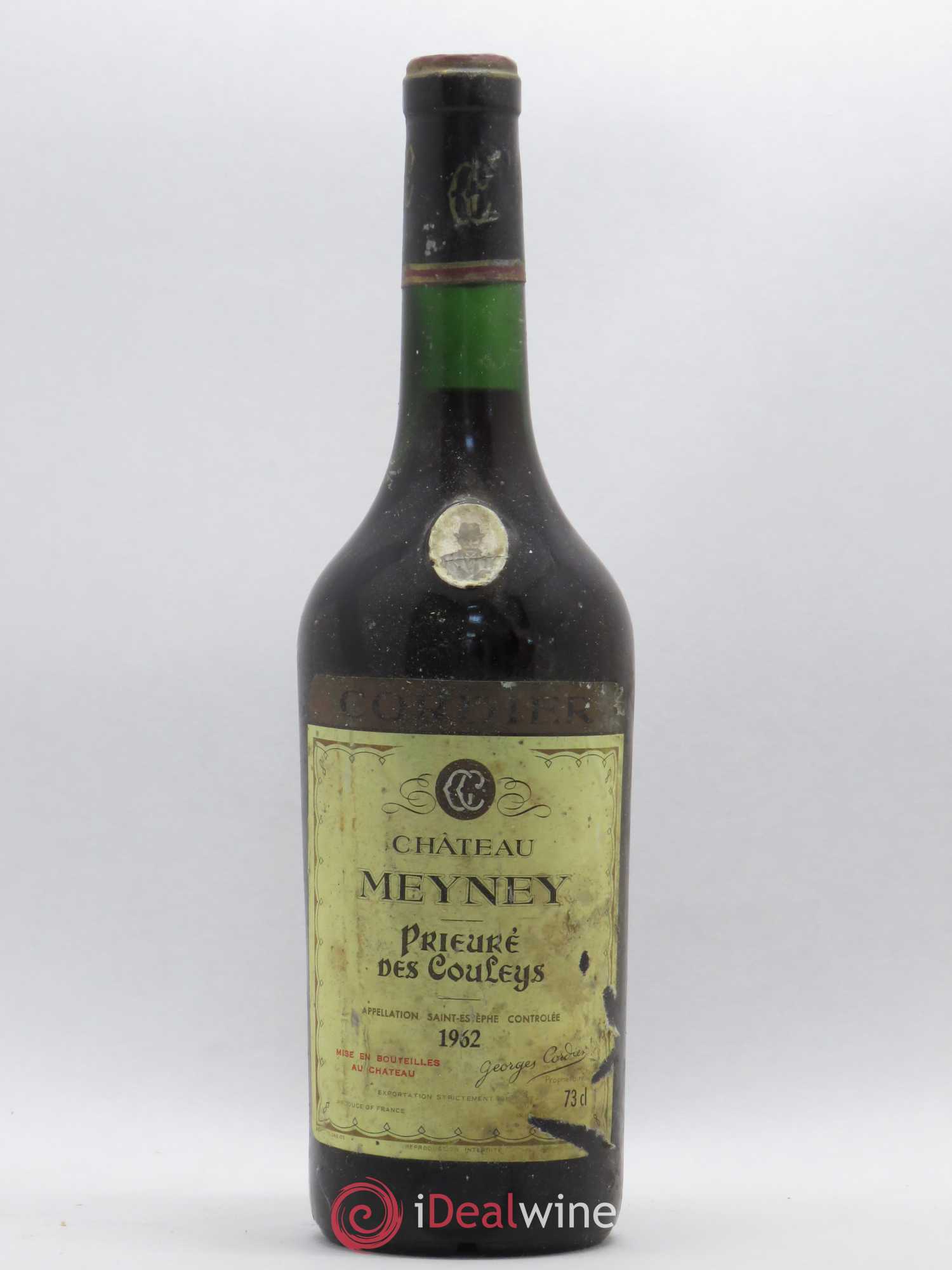 Acheter vin Château Meyney Prieure des Couleys 1962 (lot: B2133601