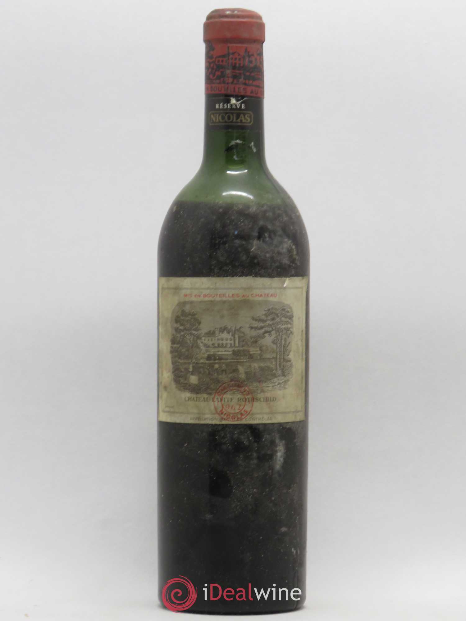 Château Lafite Rothschild 1er Grand Cru Classé 1962 - Lot de 1 bouteille - 0