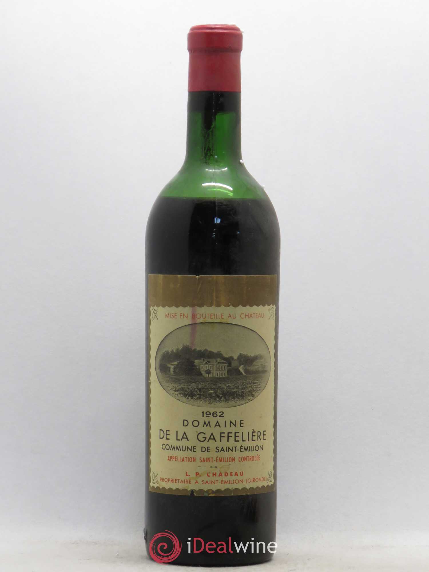 Saint-Émilion Domaine de la Gaffelière 1962 - Lot de 1 bouteille - 0