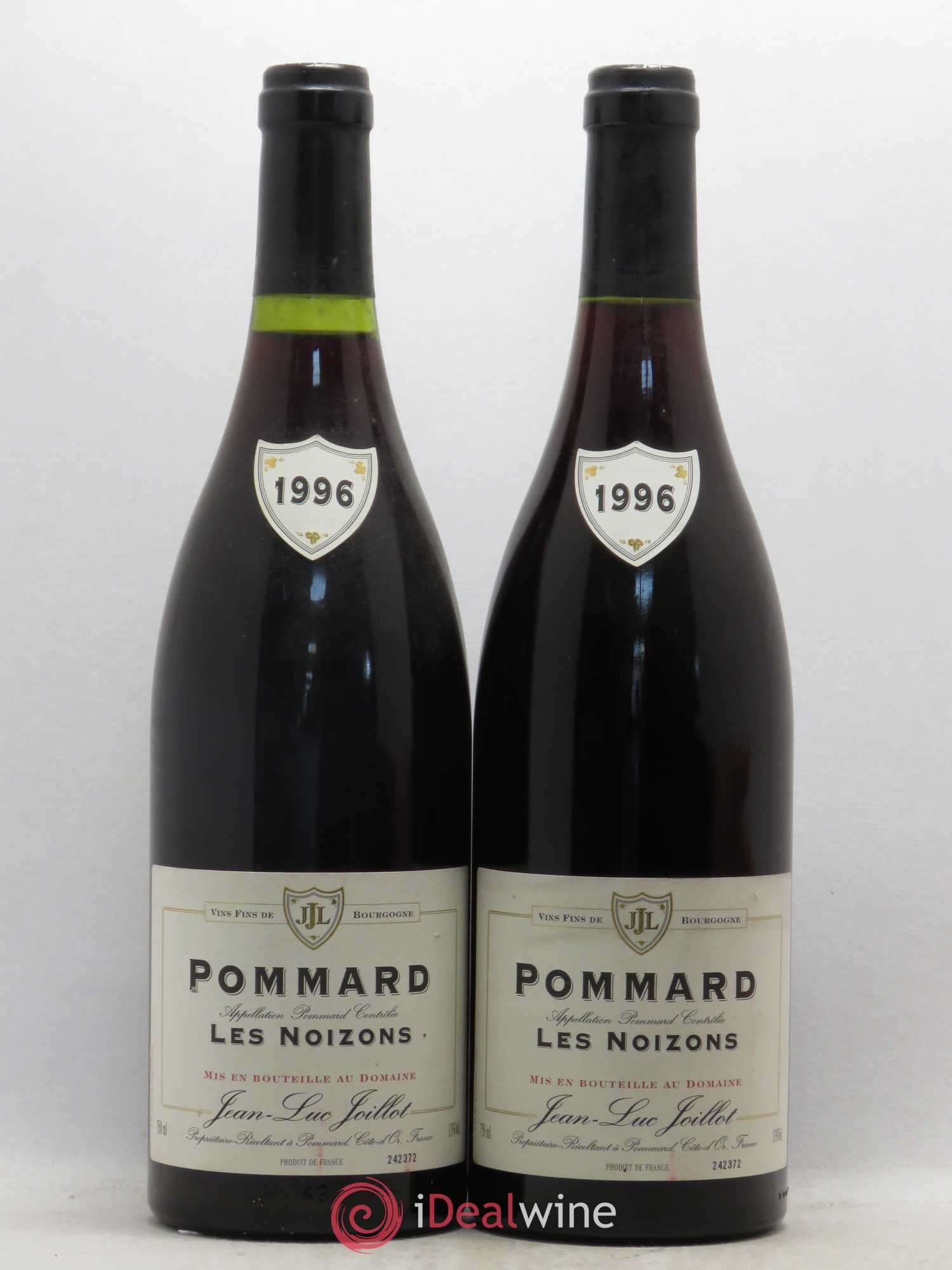 Pommard Les Noizons Jean Michelot Jean-Luc Joillot 1996 - Lot de 2 bouteilles - 0