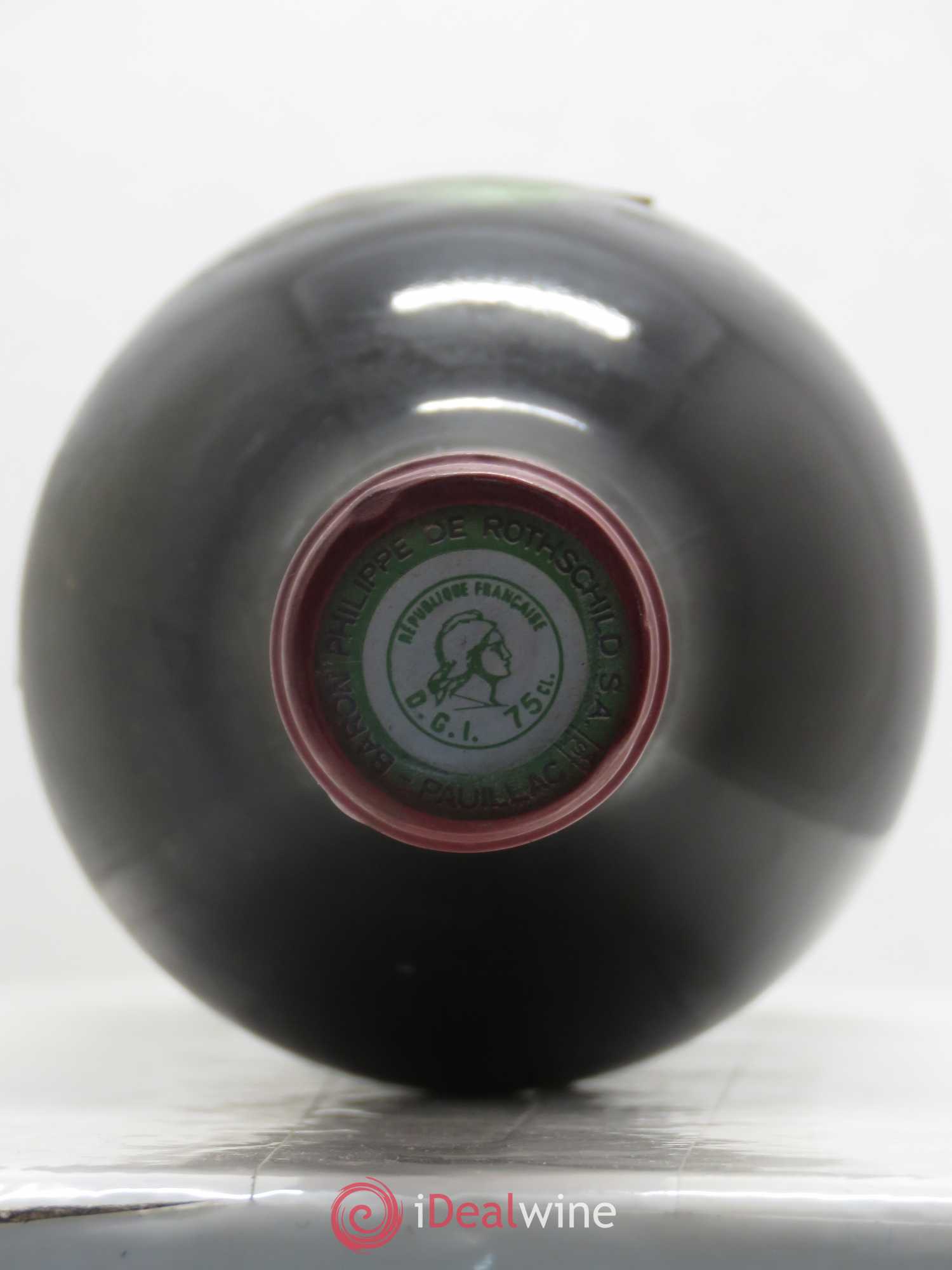 Château Mouton Rothschild 1er Grand Cru Classé 1980 - Lot de 1 bouteille - 1