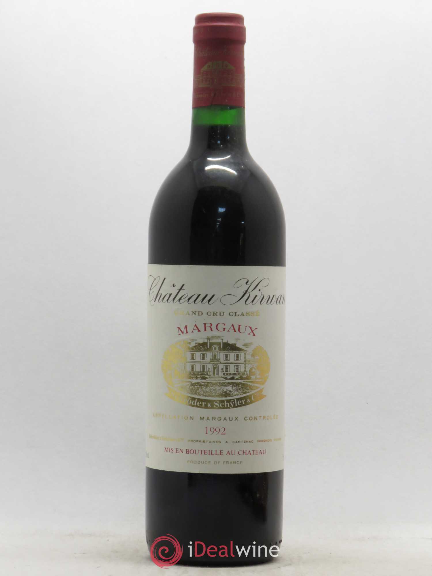 Château Kirwan 3ème Grand Cru Classé 1992 - Lot de 1 bouteille - 0