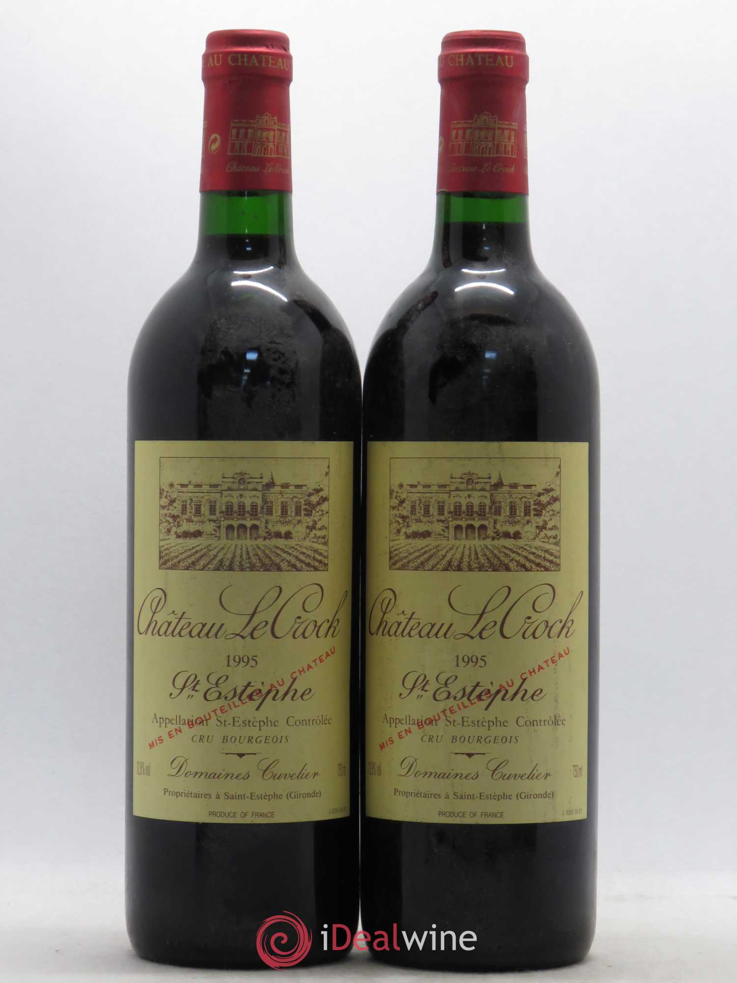Château le Crock Cru Bourgeois 1995 - Lot de 2 bouteilles - 0