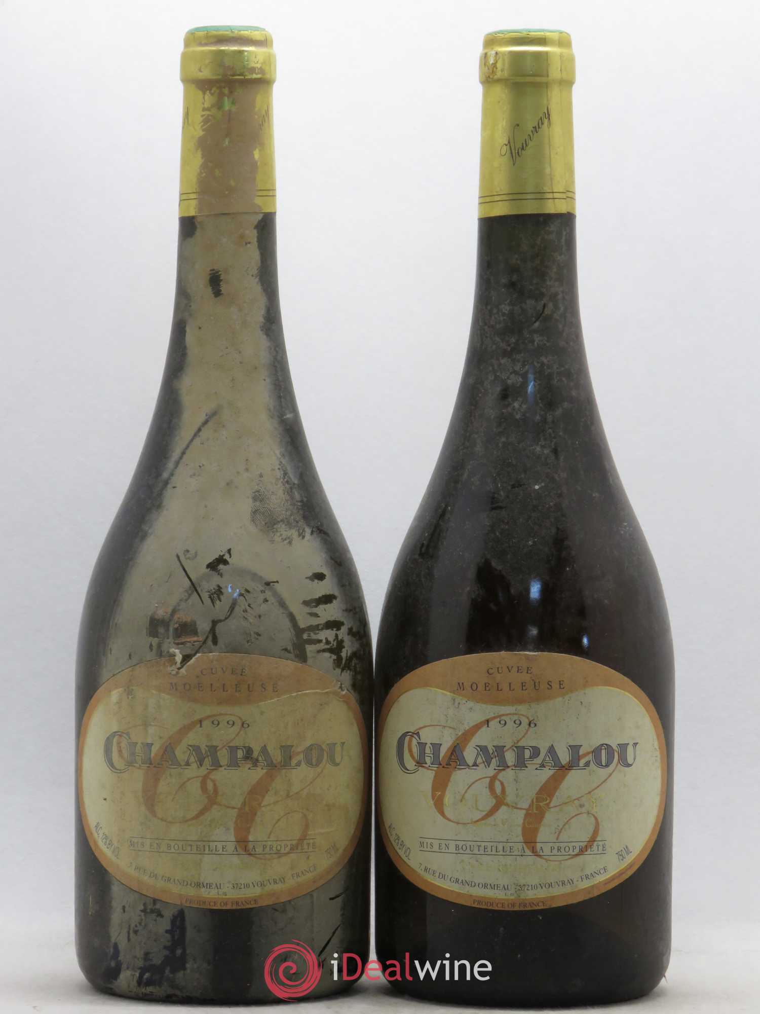 Vouvray Champalou 1996 - Lotto di 2 bottiglie - 0