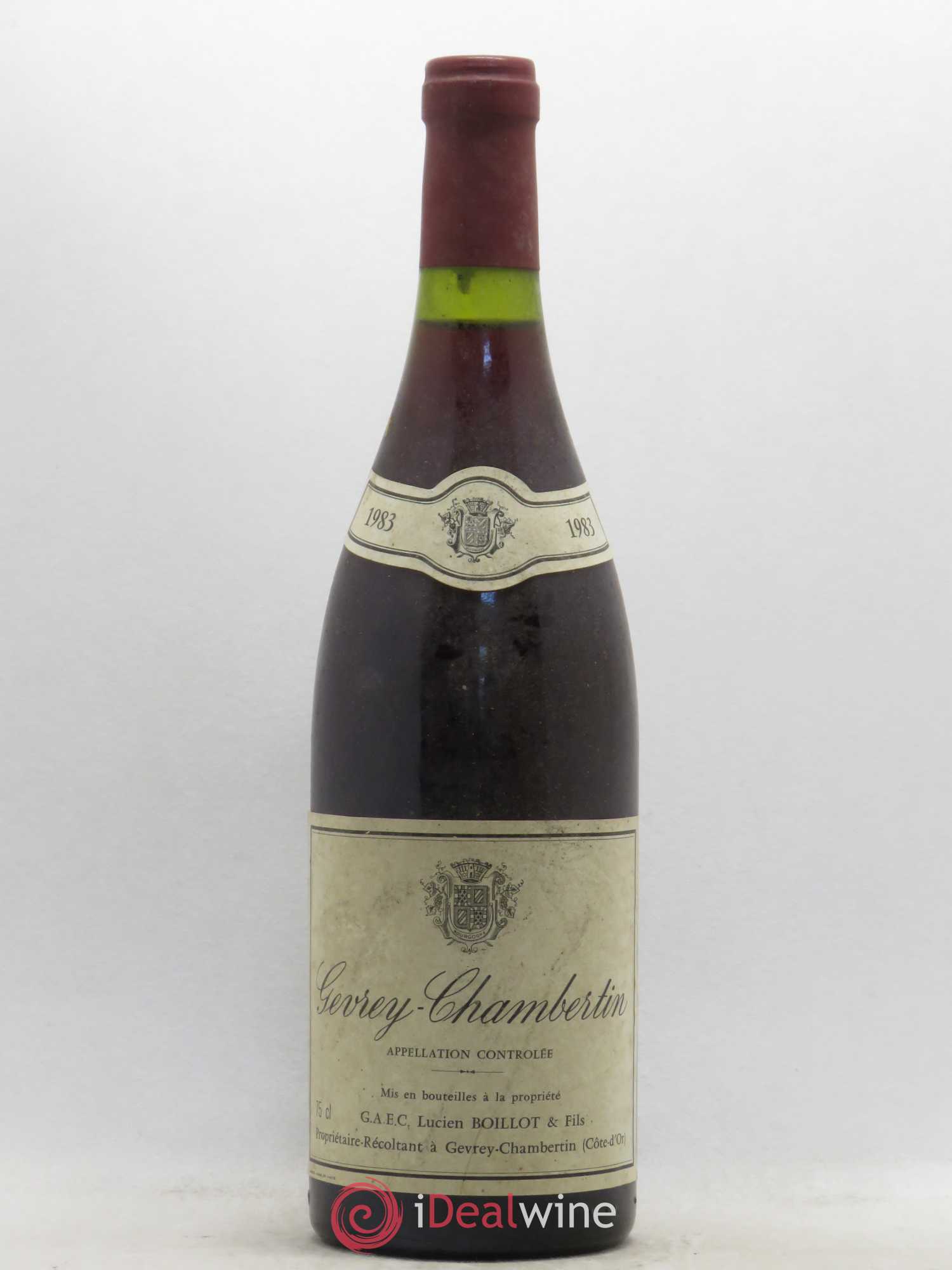 Gevrey-Chambertin Lucien Boillot & Fils (Domaine) 1983 - Lot de 1 bouteille - 0