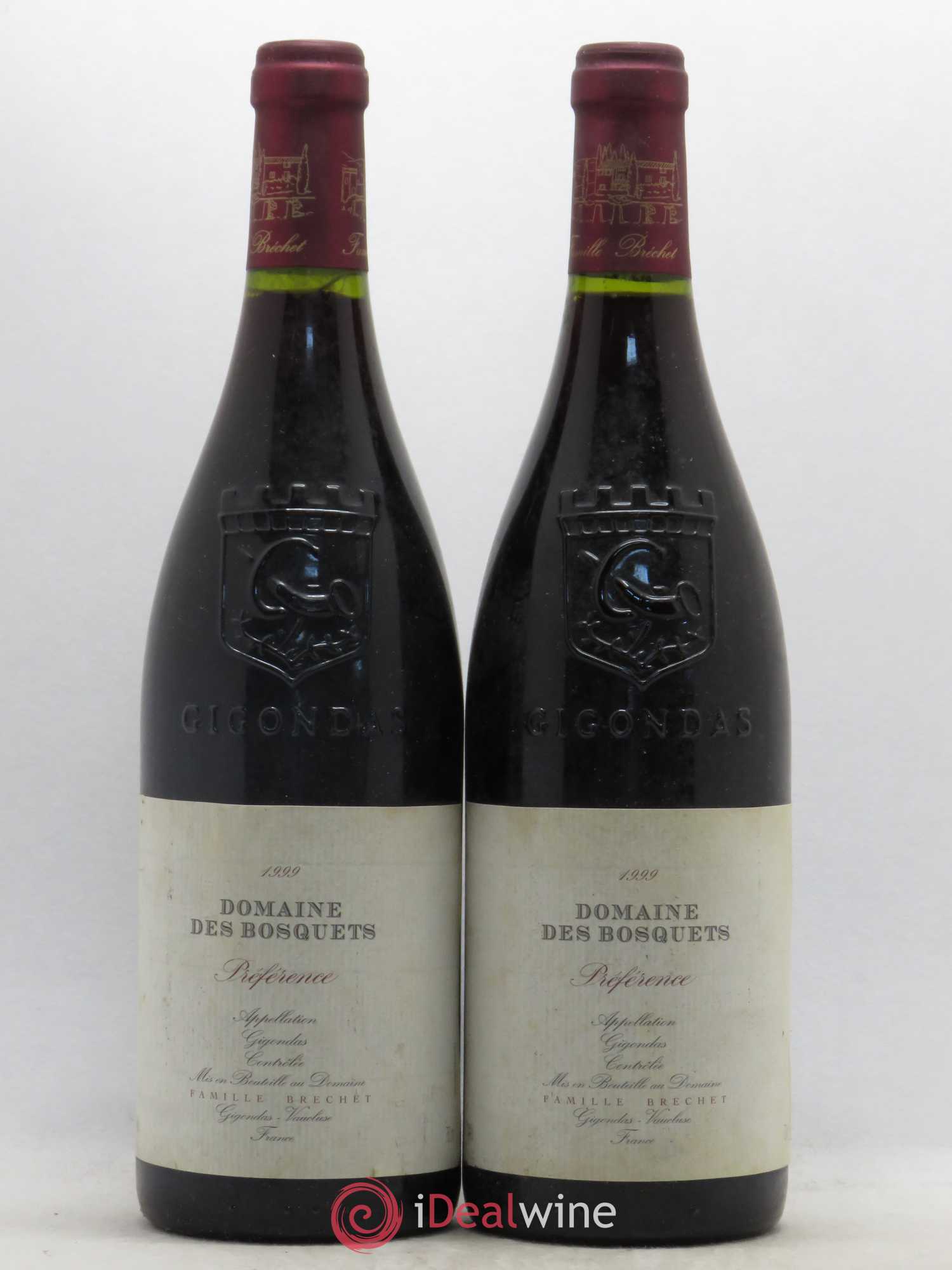 Gigondas Préférence Domaine des Bosquets 1999 - Posten von 2 Flaschen - 0