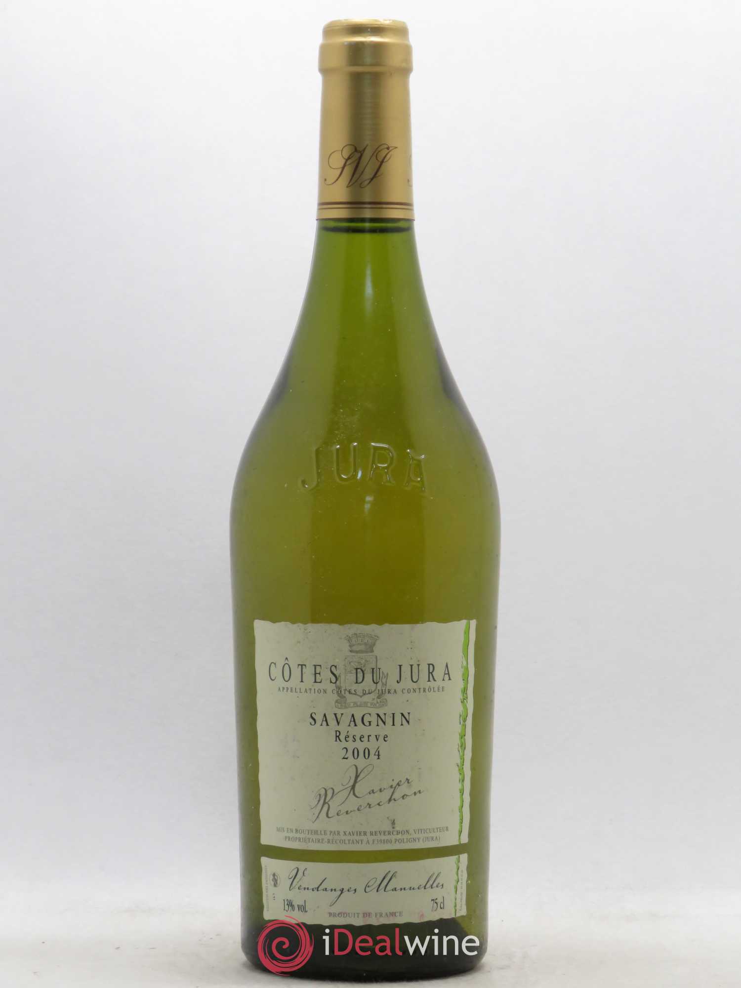 Côtes du Jura Savagnin Réserve Xavier Reverchon 2004 - Lot de 1 bouteille - 0