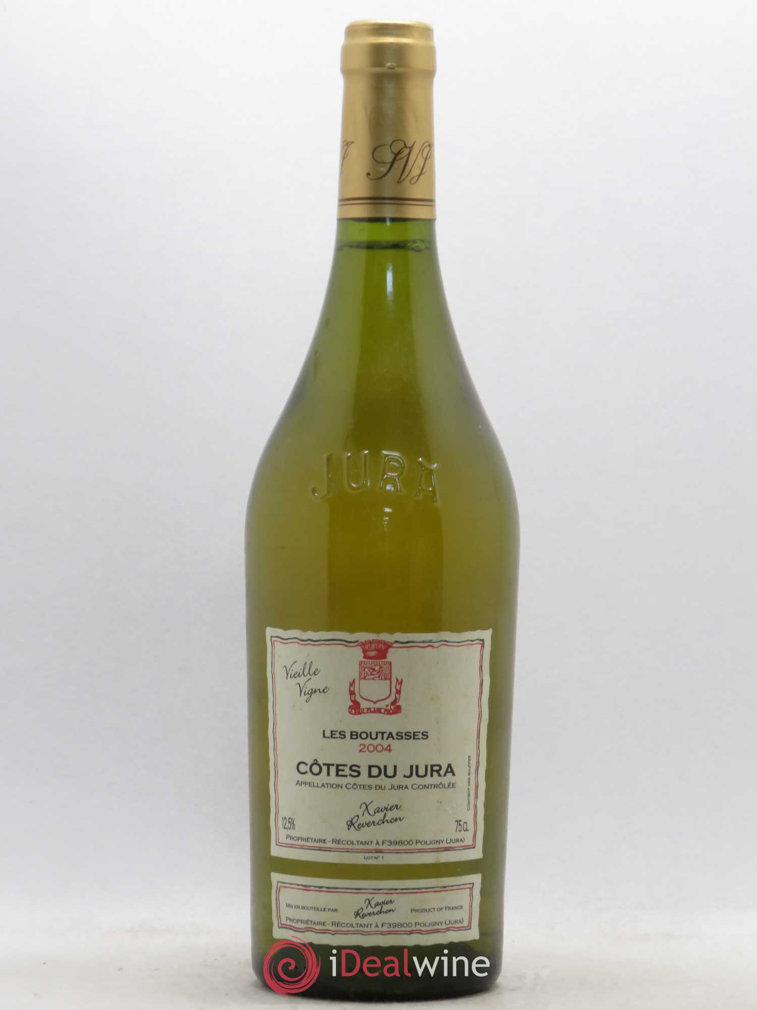Côtes du Jura Les Boutasses Vieilles Vignes Xavier Reverchon 2004 - Posten von 1 Flasche - 0