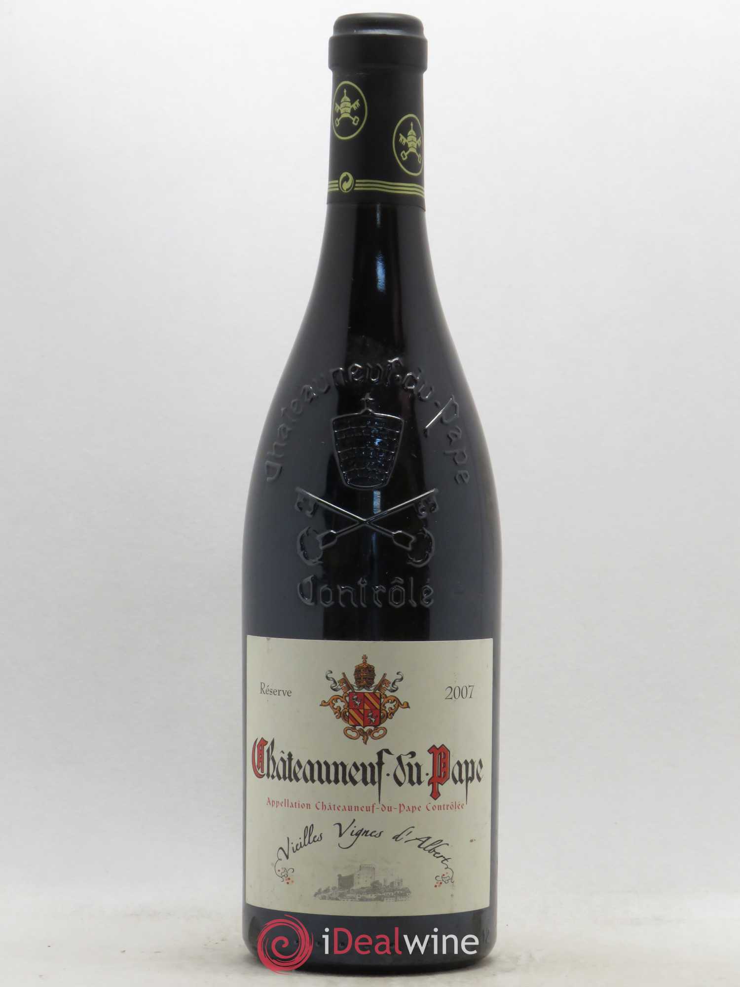 Châteauneuf-du-Pape Vieilles Vignes d'Albert Pontifical 2007 - Posten von 1 Flasche - 0