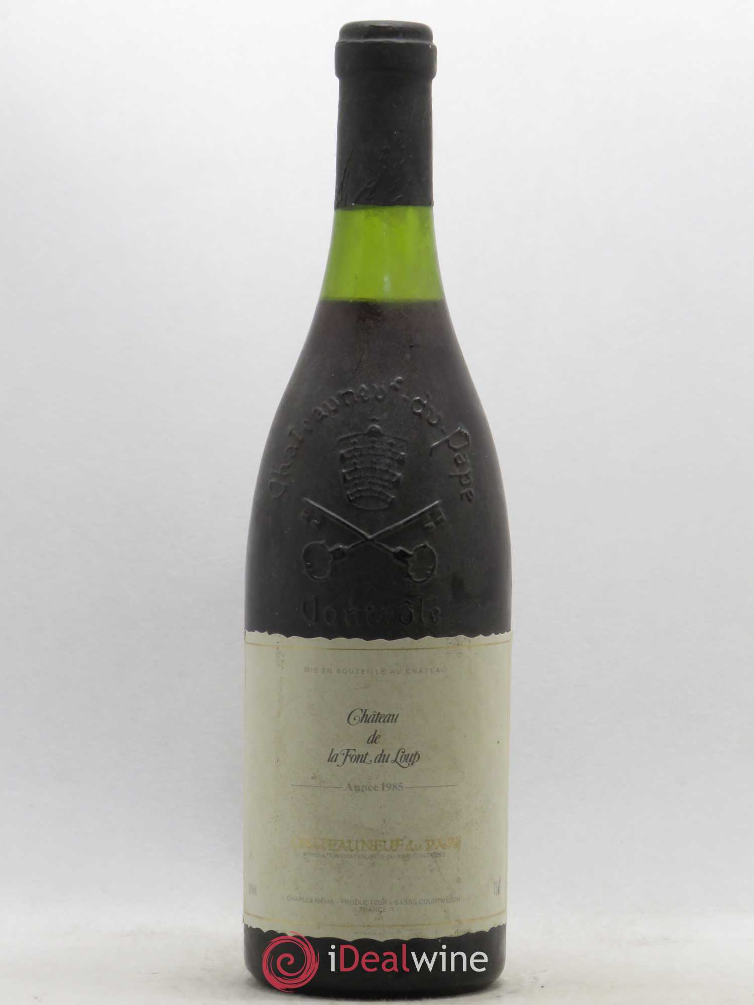 Châteauneuf-du-Pape Fond du Loup 1985 - Lot de 1 bouteille - 0