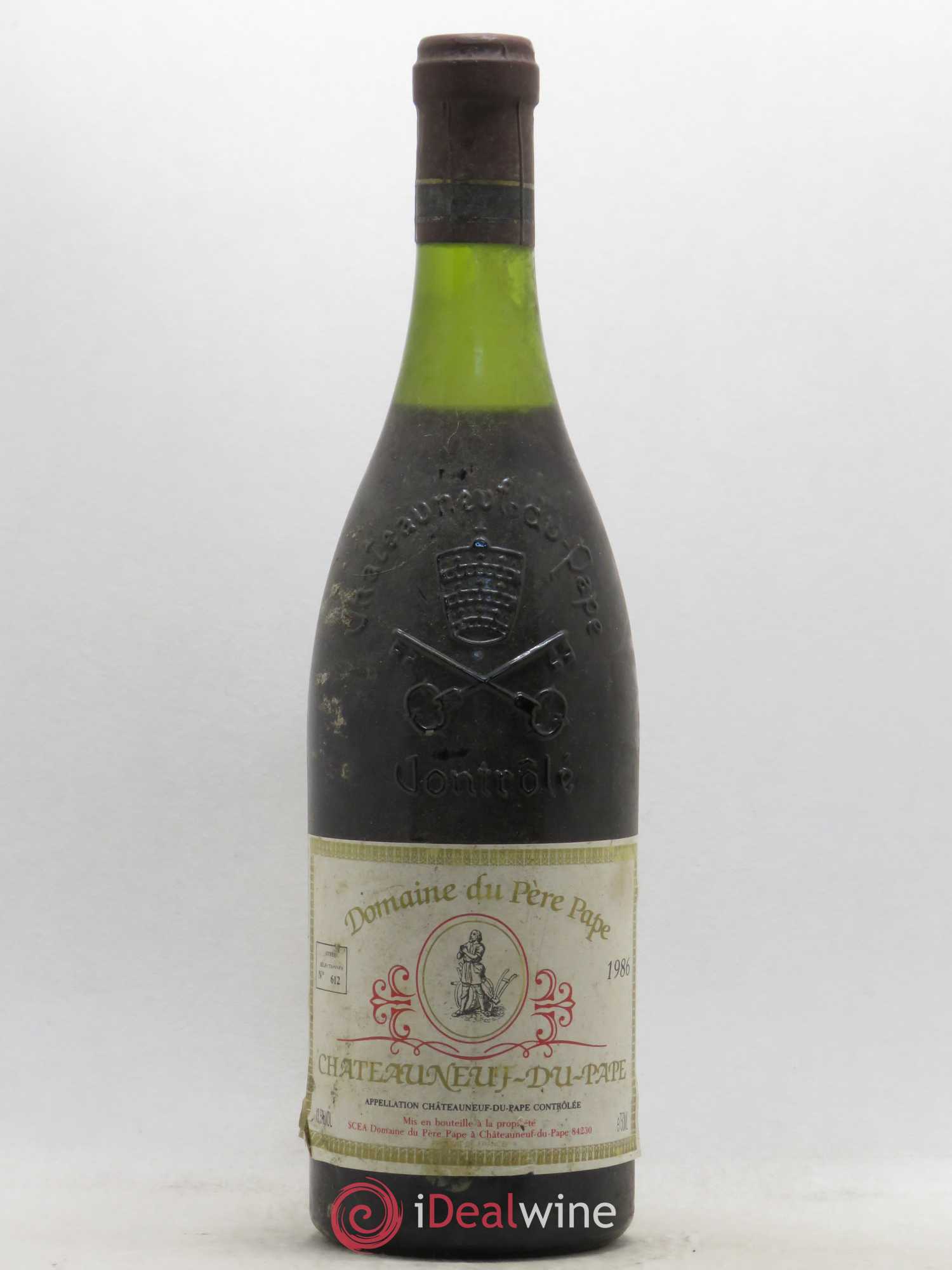 Châteauneuf-du-Pape Cuvée du Père Pape Vignobles Mayard 1986 - Lot de 1 bouteille - 0