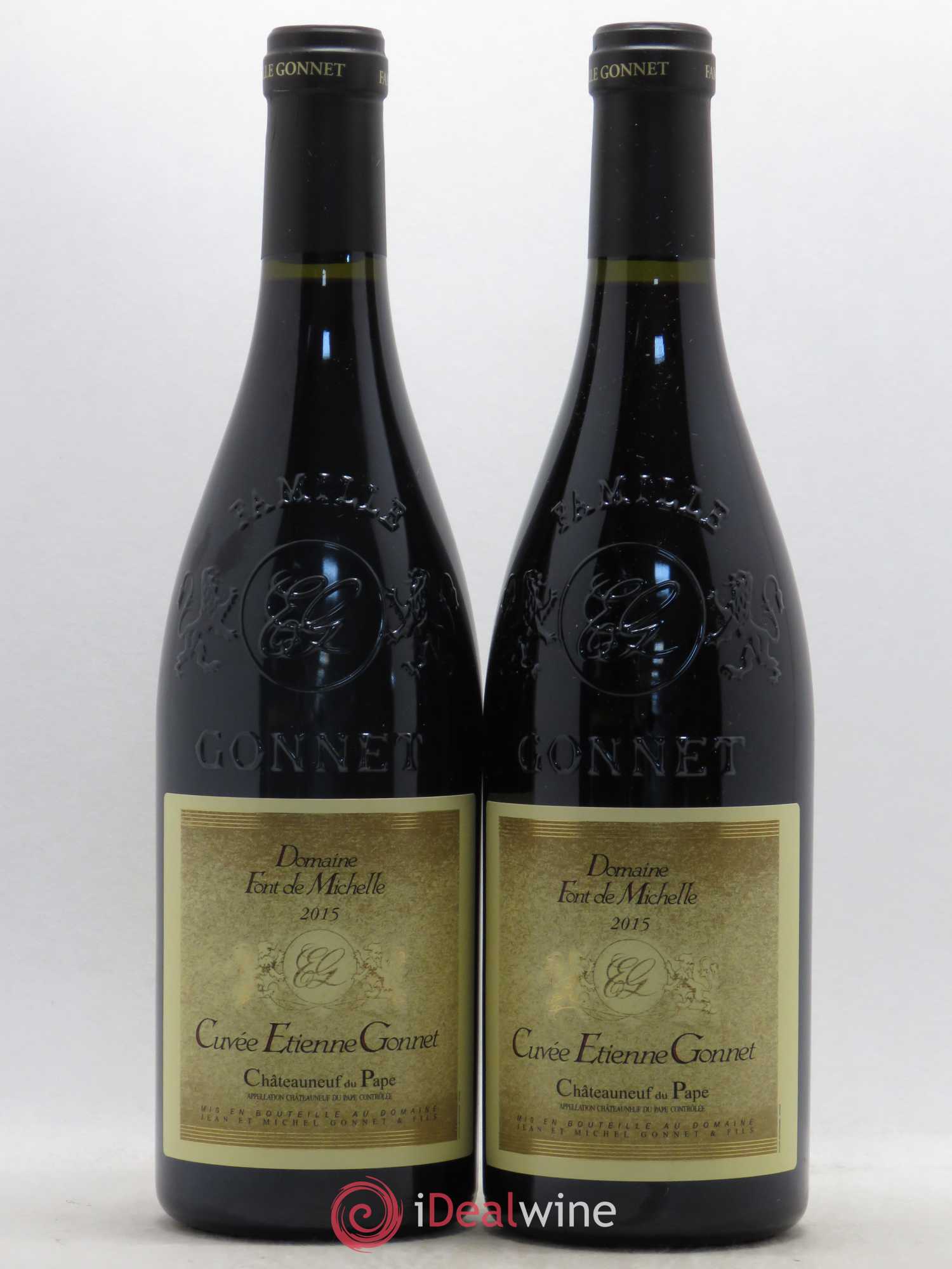 Châteauneuf-du-Pape Domaine Font de Michelle Cuvée Etienne Gonnet Famille Gonnet 2015 - Lot de 2 bouteilles - 0