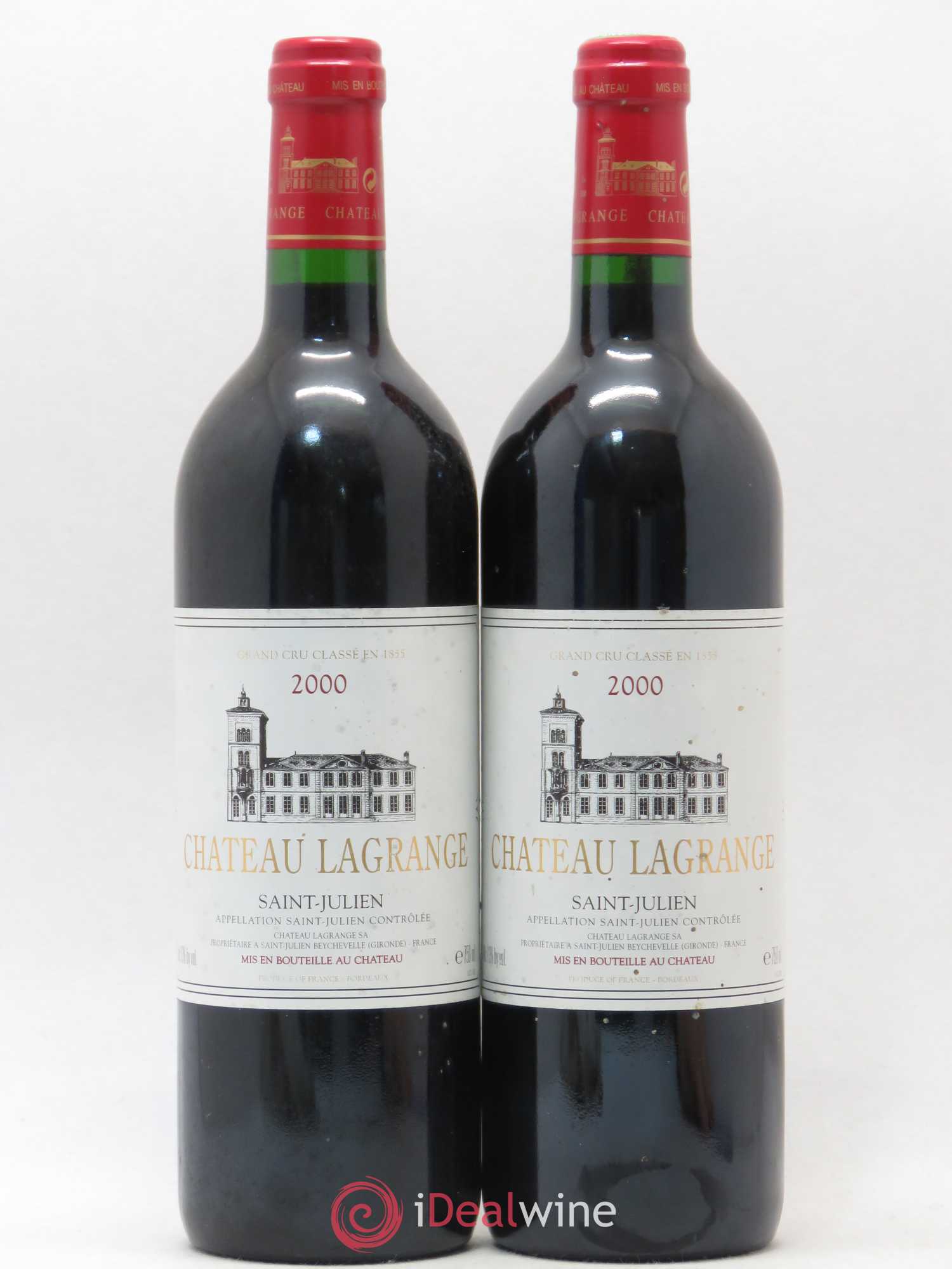 Château Lagrange 3ème Grand Cru Classé 2000 - Lot de 2 bouteilles - 0