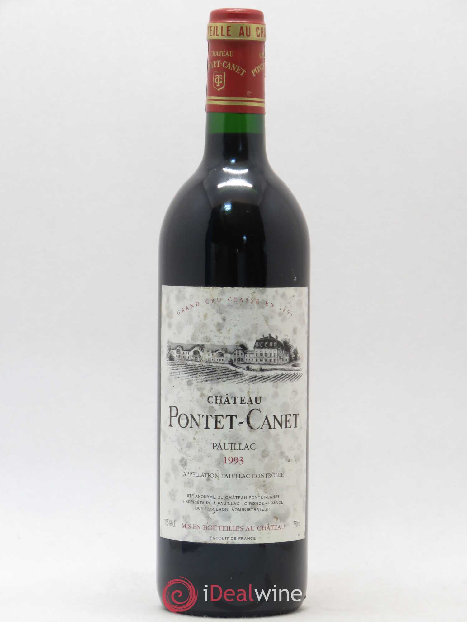 Château Pontet Canet 5ème Grand Cru Classé 1993 - Lot de 1 bouteille - 0