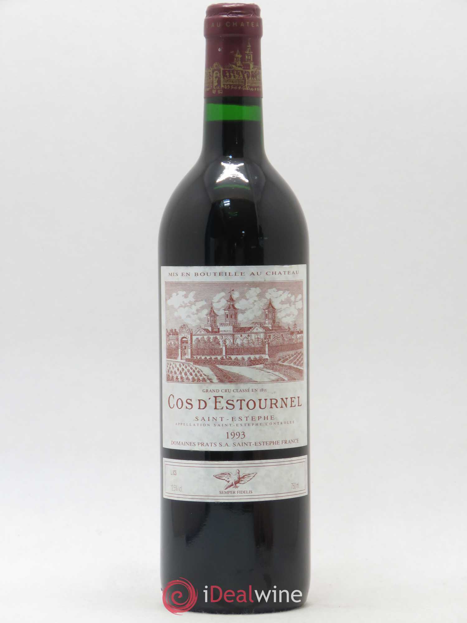 Cos d'Estournel 2ème Grand Cru Classé 1993 - Lot de 1 bouteille - 0