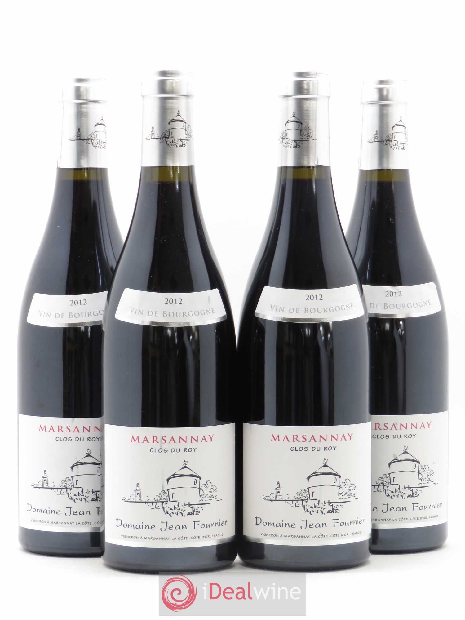 Marsannay Clos du Roy Jean Fournier (Domaine) 2012 - Lot de 4 bouteilles - 0