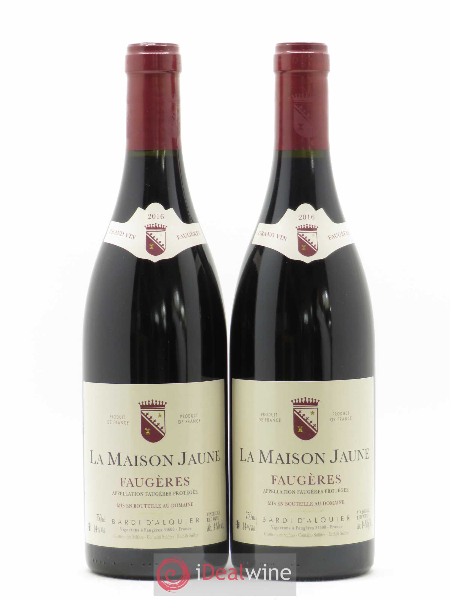 Faugères La Maison Jaune Jean-Michel Alquier 2016 - Lot de 2 bouteilles - 0