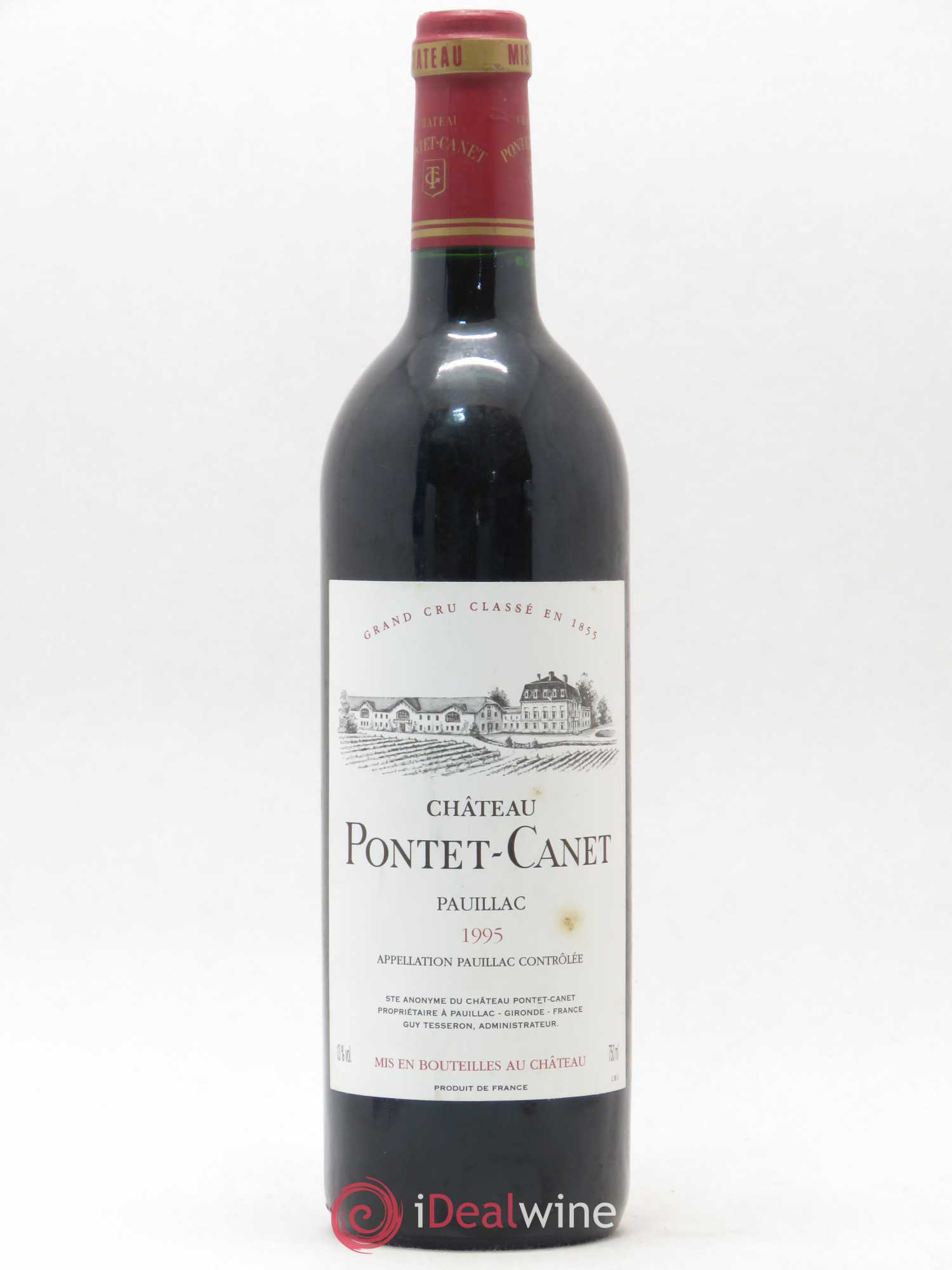 Château Pontet Canet 5ème Grand Cru Classé 1995 - Lot de 1 bouteille - 0