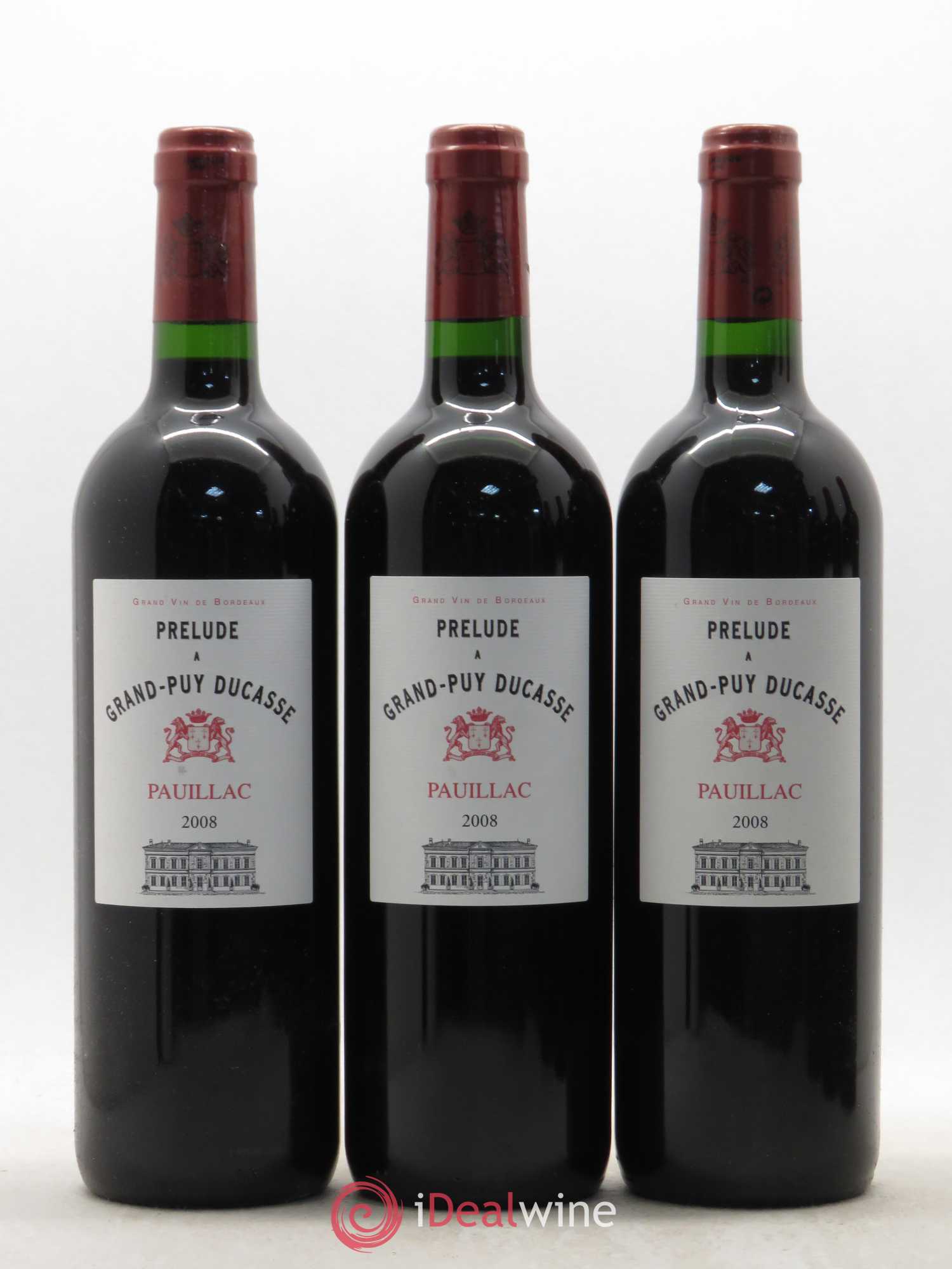 Prélude à Grand Puy Ducasse Second Vin 2008 - Lot of 6 bottles - 2