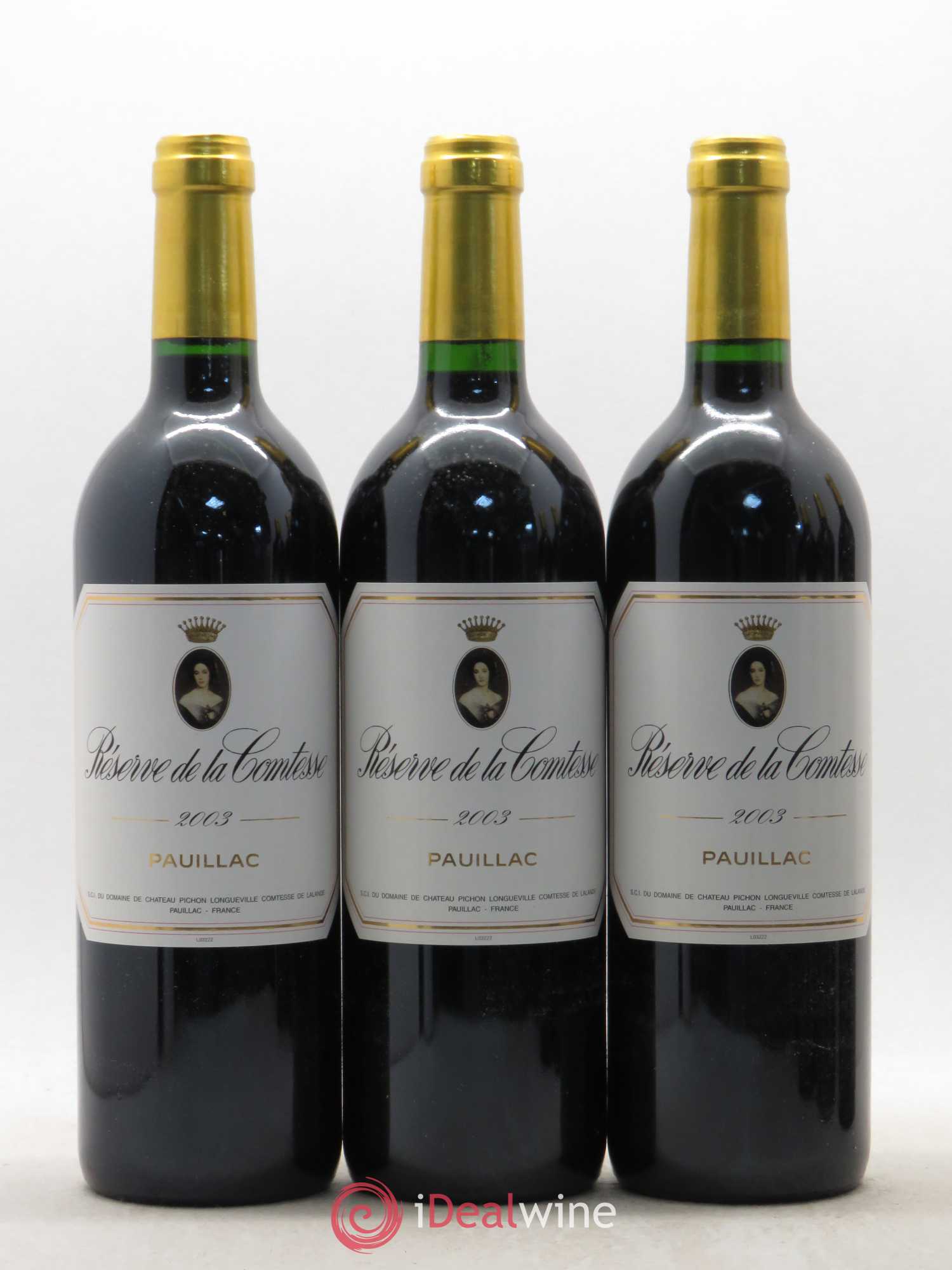 Réserve de la Comtesse Second Vin 2003 - Lot de 6 bouteilles - 2